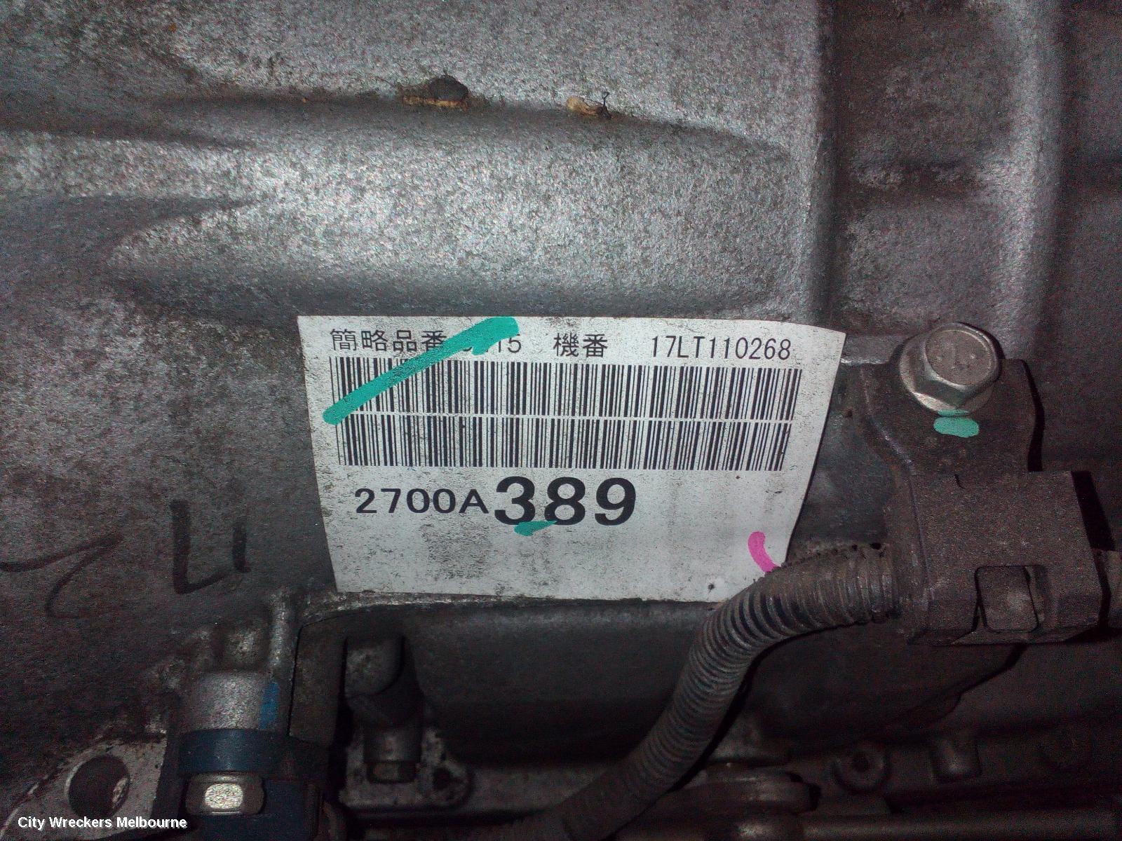 MITSUBISHI TRITON 2018 Trans/Gearbox