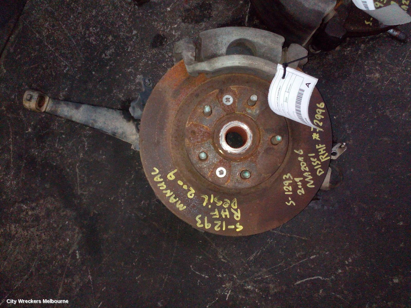 MAZDA 6 2009 Left Front Hub Assembly