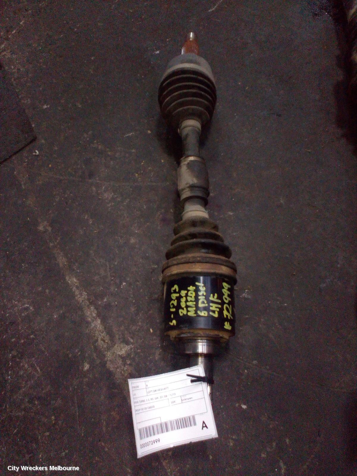 MAZDA 6 2009 Left Driveshaft