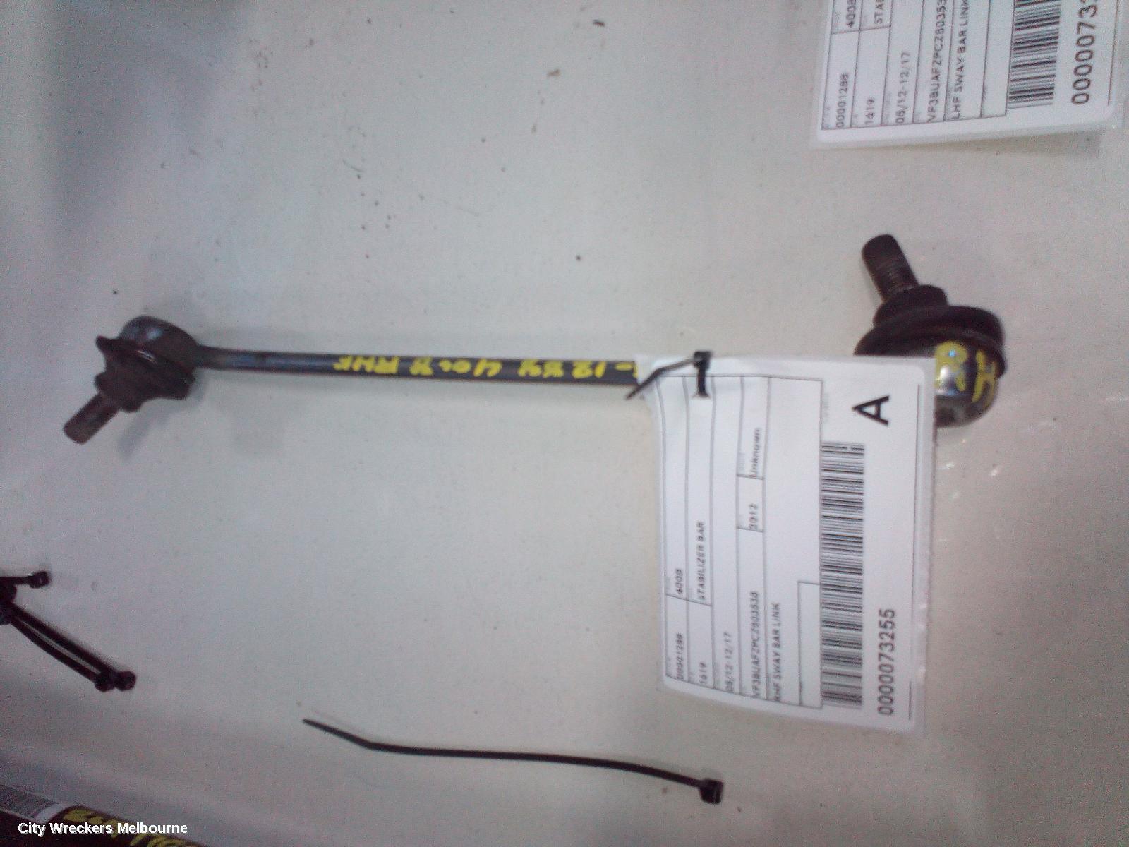 PEUGEOT 4008 2012 Stabiliser Bar