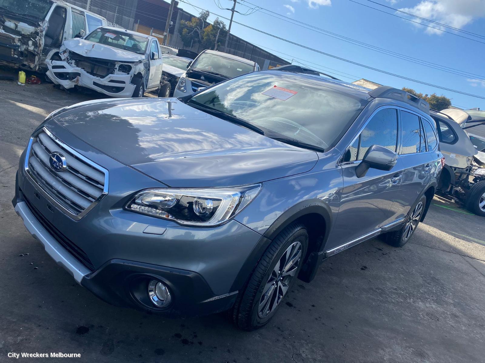 SUBARU OUTBACK 2015 RIGHT_REAR_DOOR_SLIDING