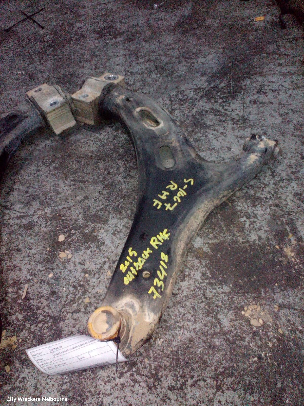 SUBARU OUTBACK 2015 Right Front Lower Control Arm