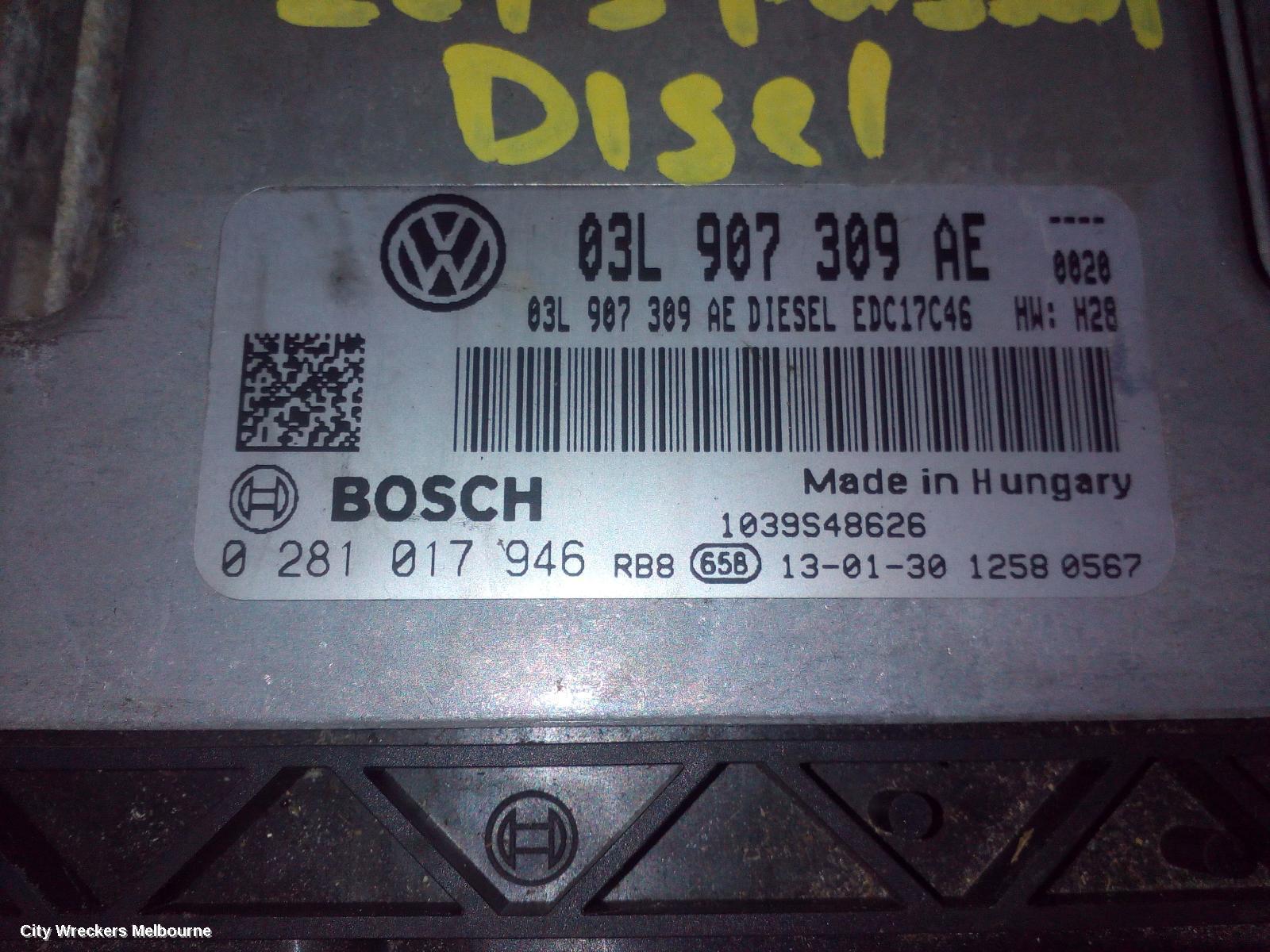 VOLKSWAGEN PASSAT 2013 Ecu