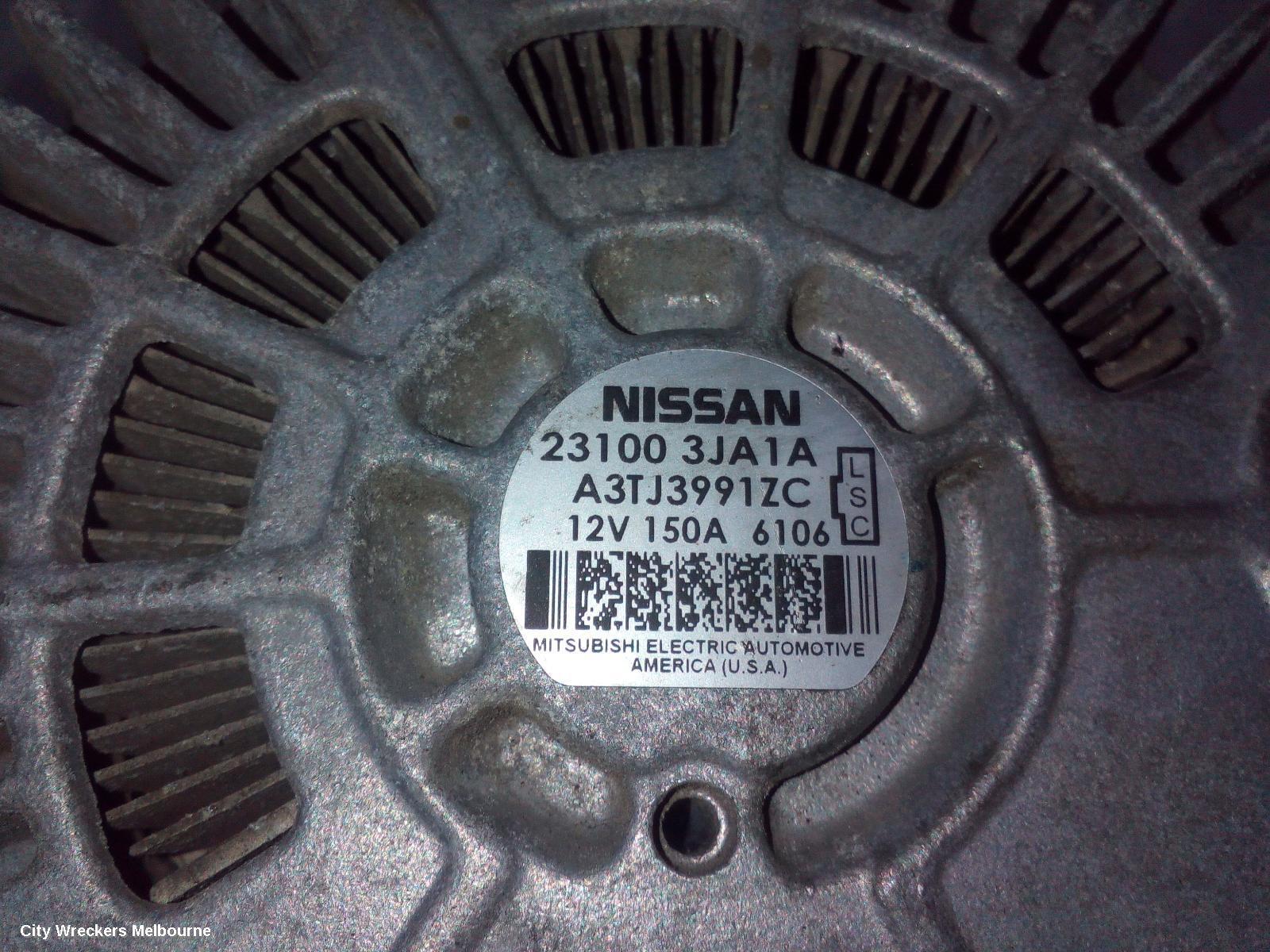 NISSAN PATHFINDER 2016 Alternator