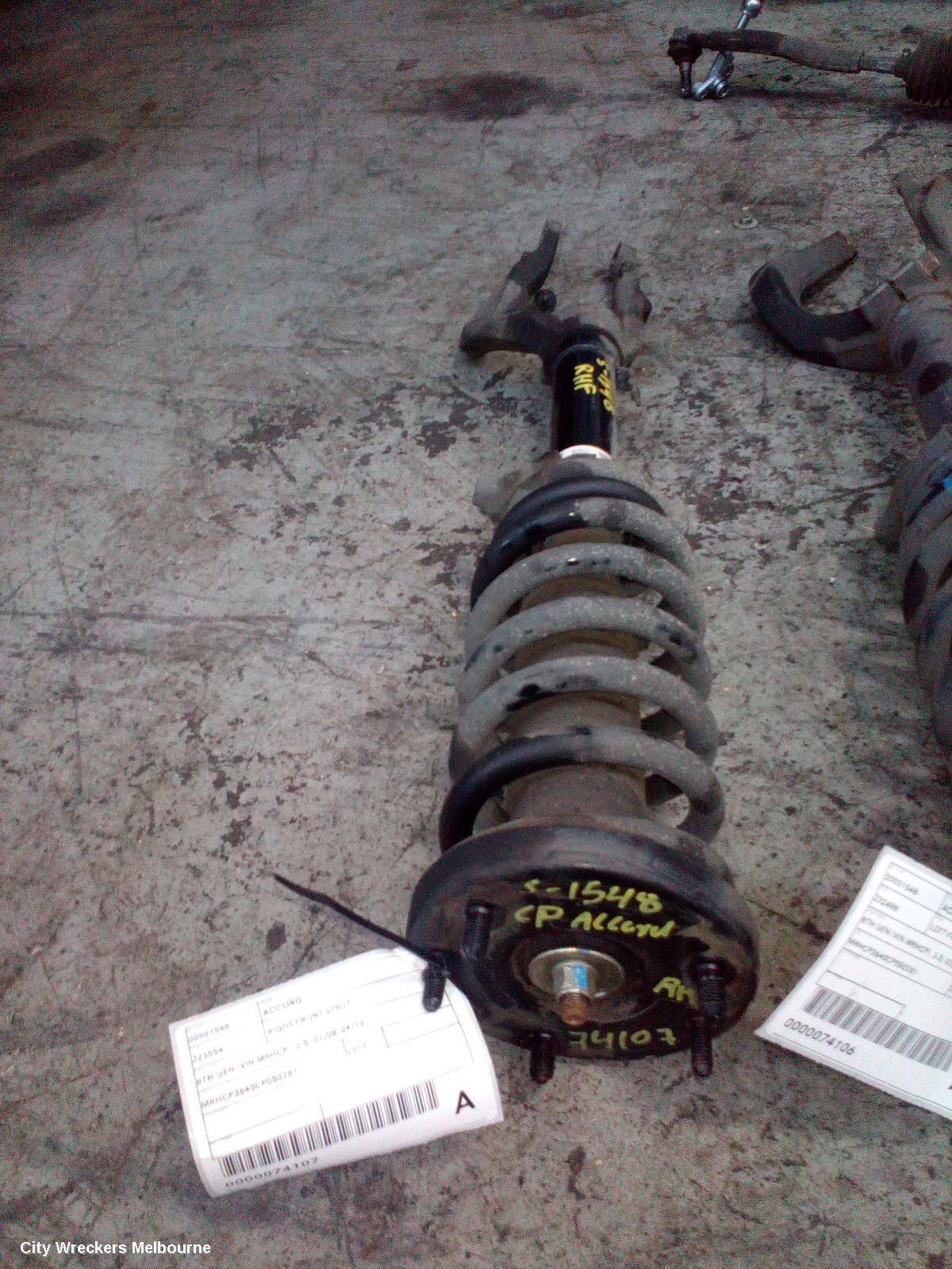 HONDA ACCORD 2013 Right Front Strut