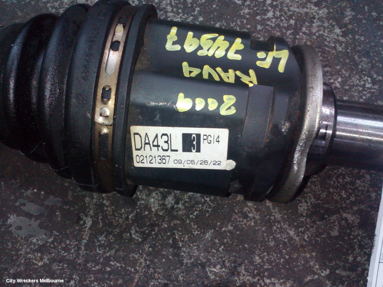 TOYOTA RAV4 2009 Left Driveshaft