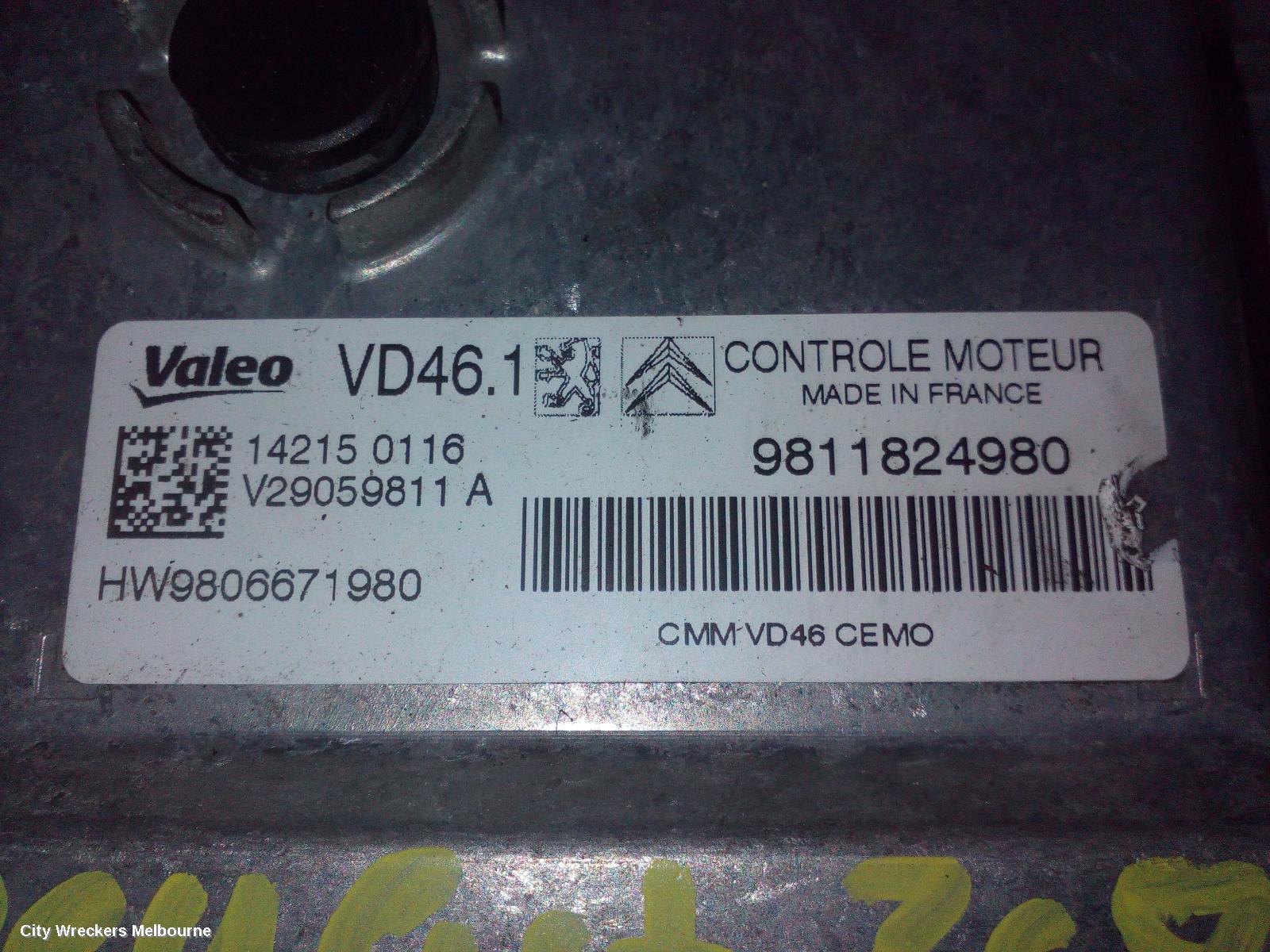 PEUGEOT 308 2015 Ecu