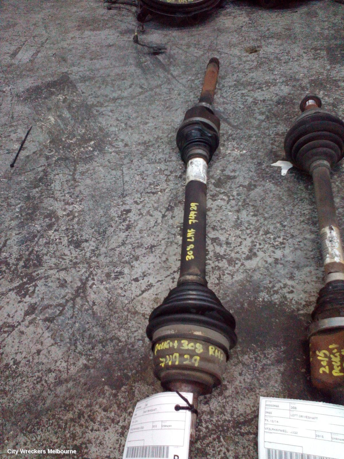 PEUGEOT 308 2015 Right Driveshaft