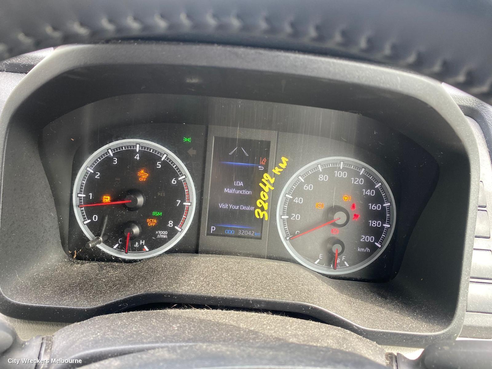 TOYOTA HIACE 2020 Instrument Cluster