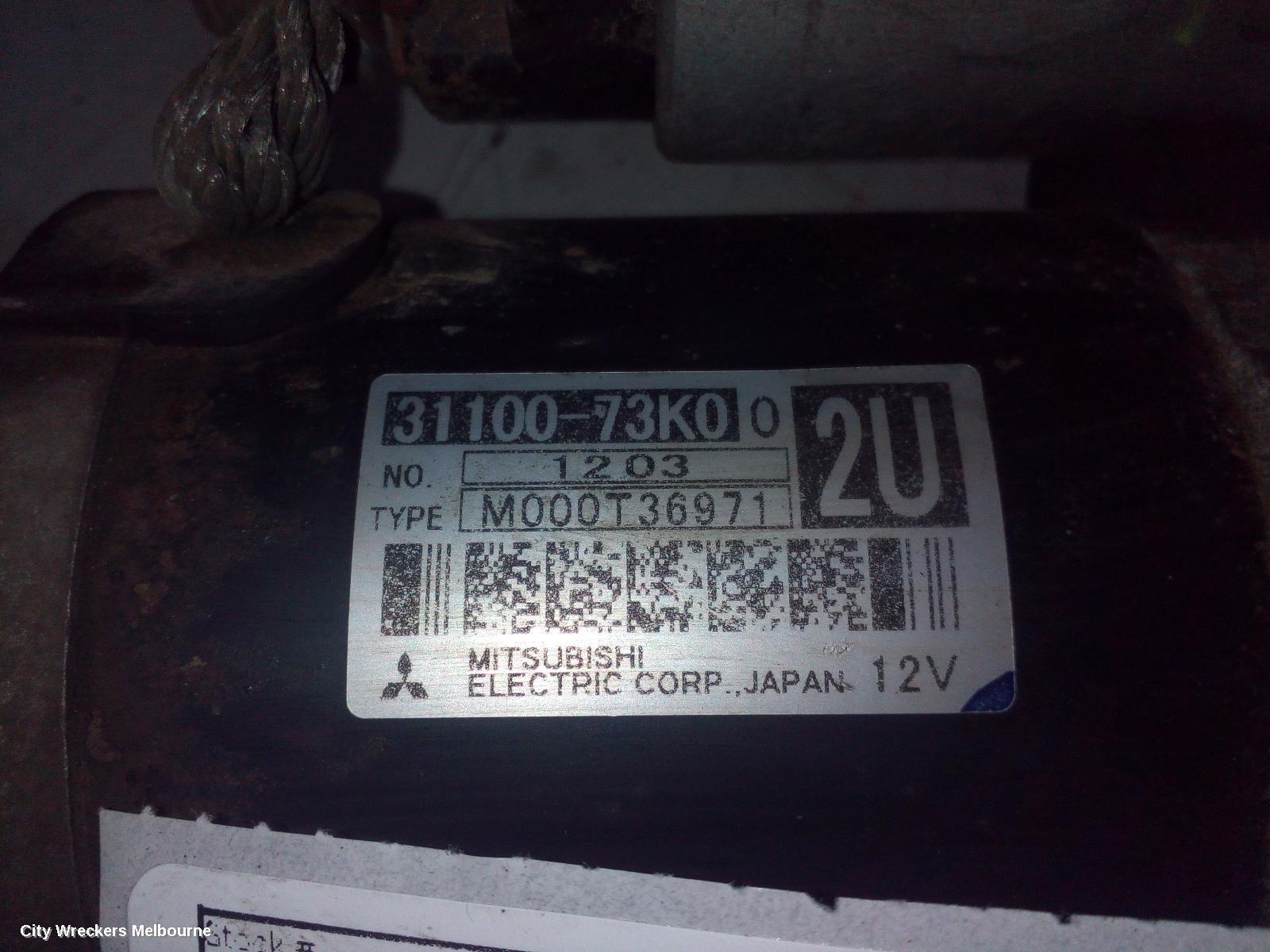 SUZUKI SWIFT 2011 Starter