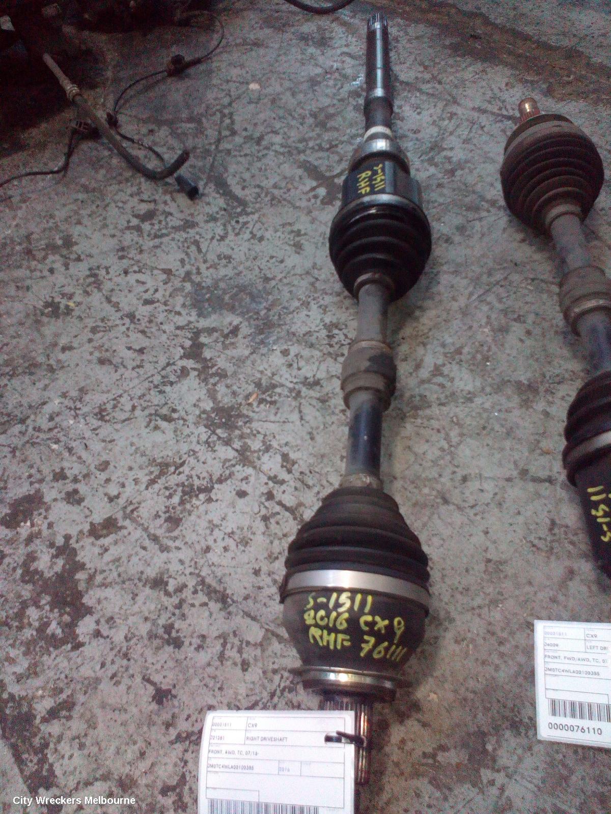 MAZDA CX9 2016 Right Driveshaft