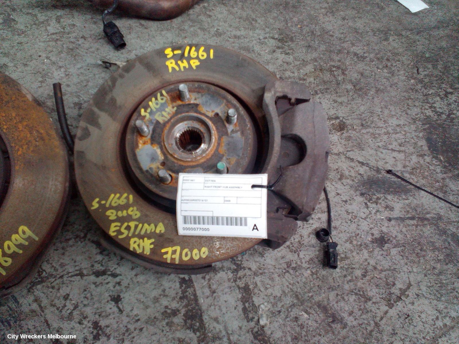 TOYOTA ESTIMA 2008 Right Front Hub Assembly