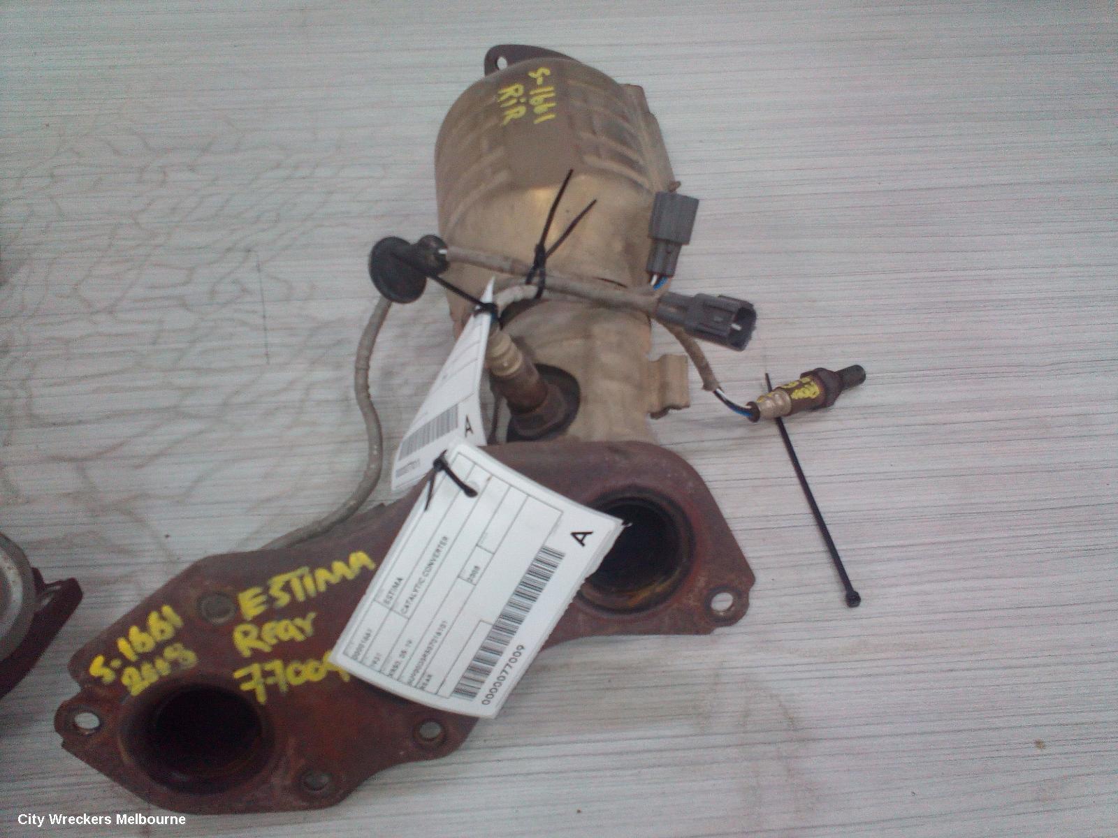 TOYOTA ESTIMA 2008 Catalytic Converter