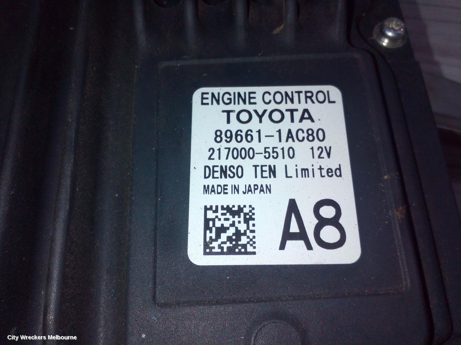 TOYOTA COROLLA 2019 Ecu