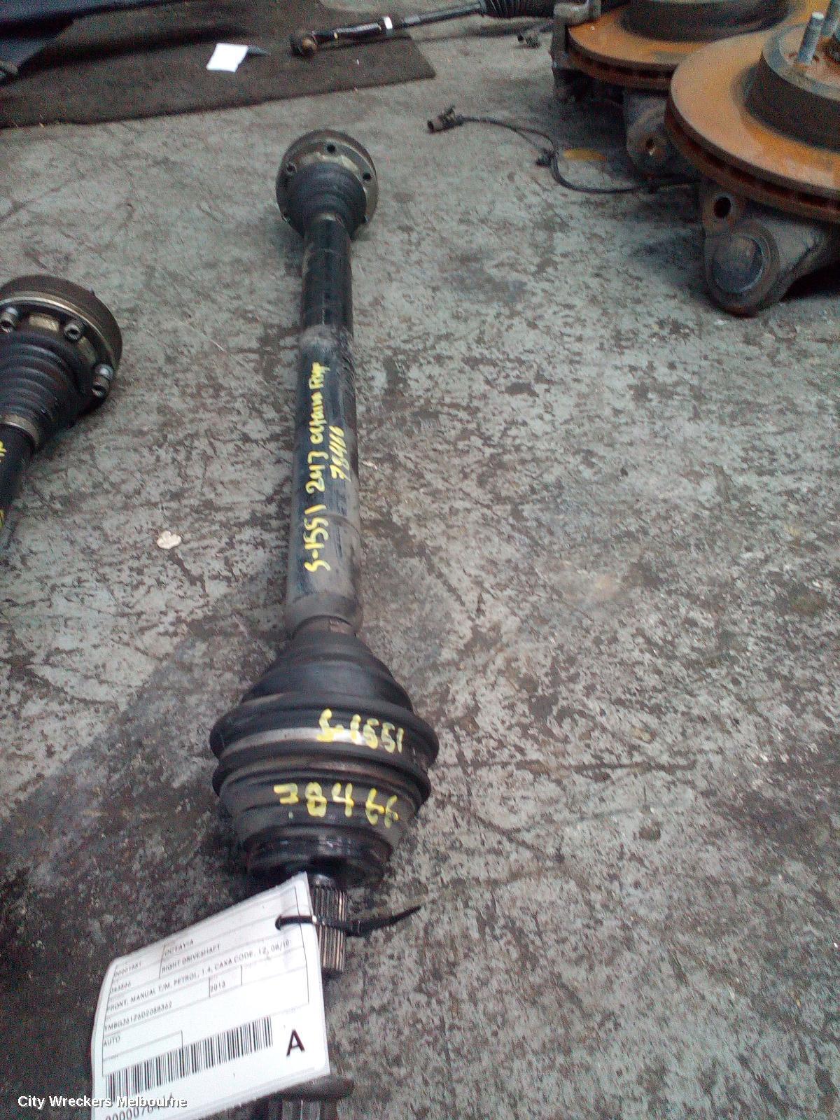 SKODA OCTAVIA 2013 Right Driveshaft