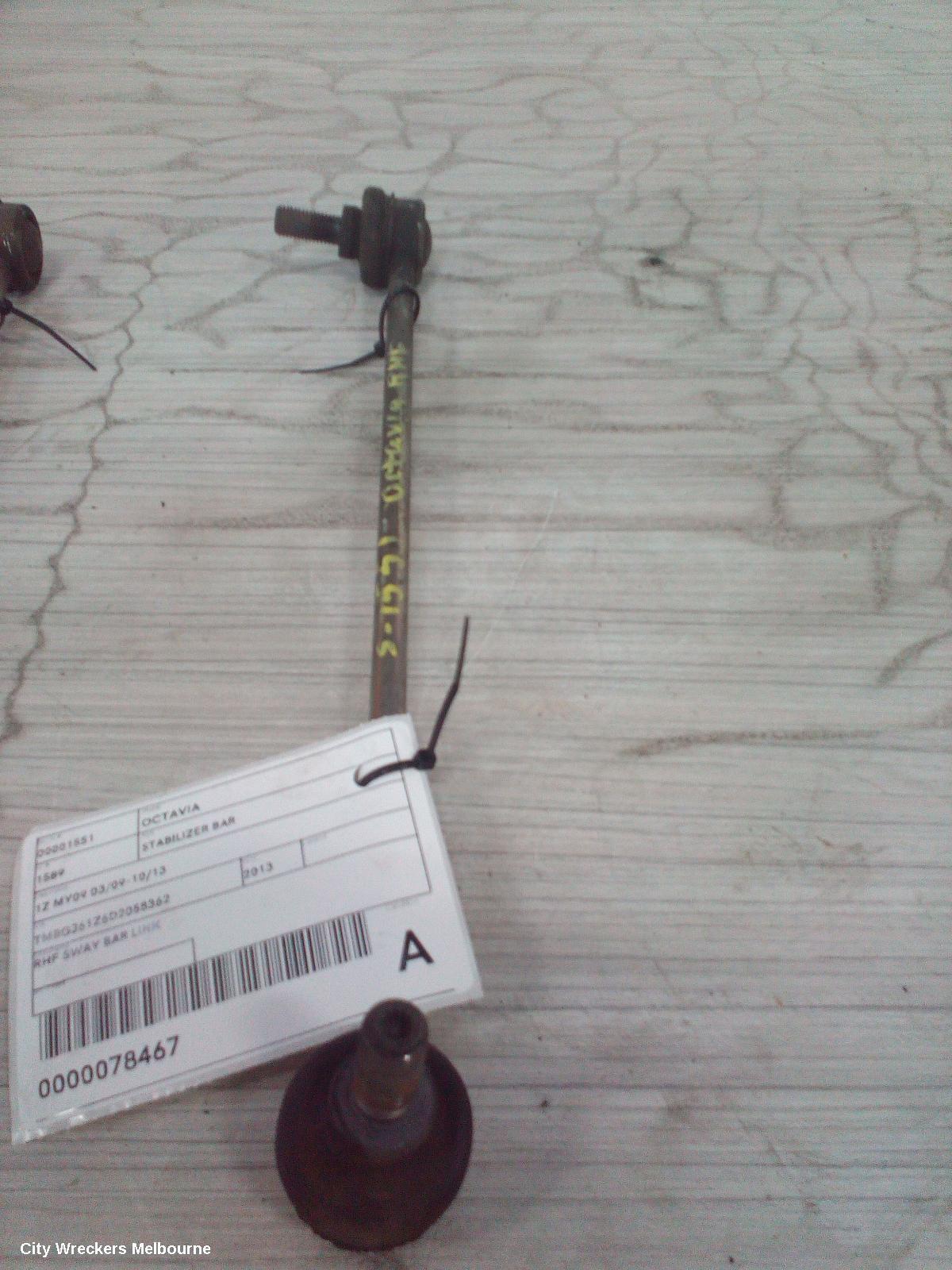 SKODA OCTAVIA 2013 Stabiliser Bar