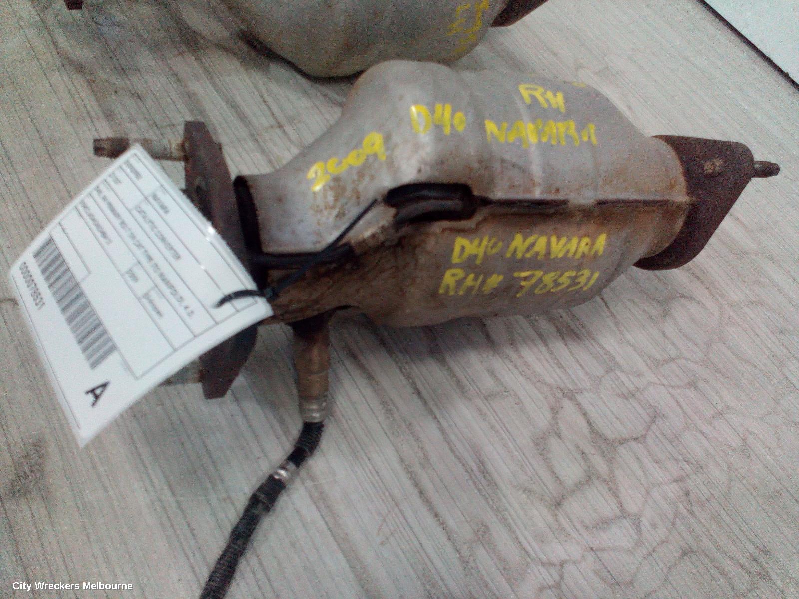 NISSAN NAVARA 2009 Catalytic Converter