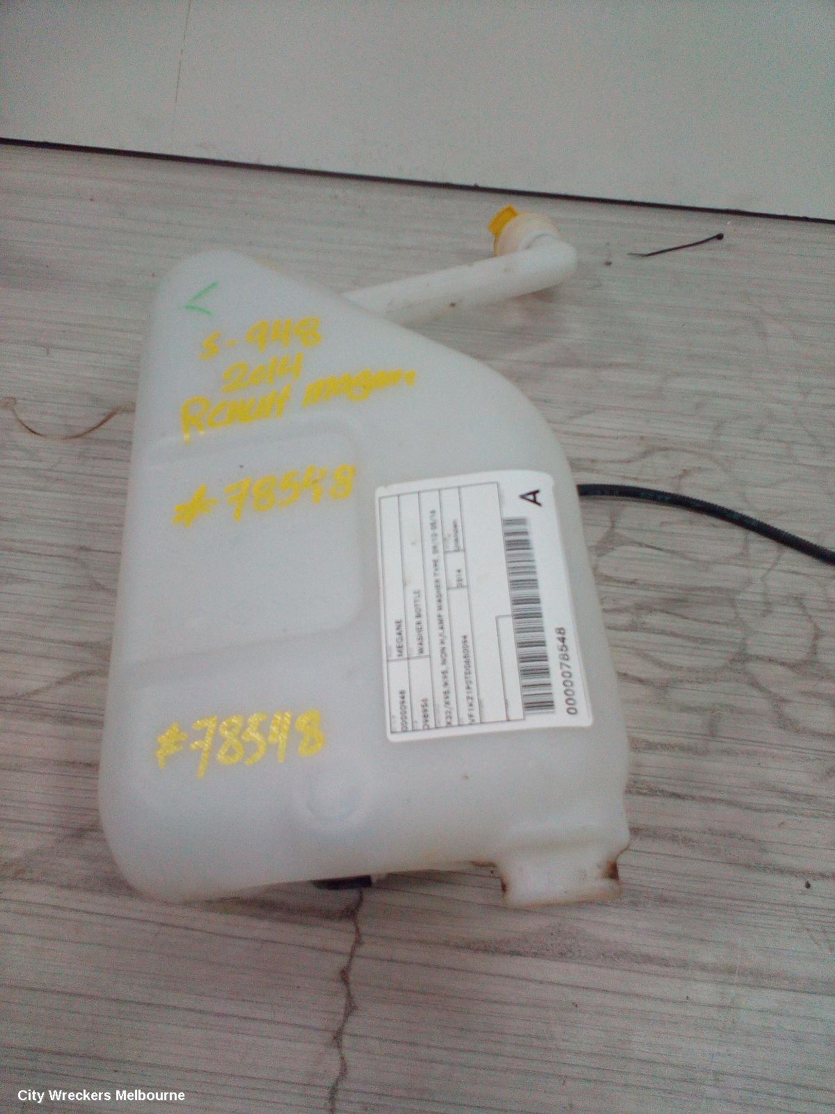 RENAULT MEGANE 2014 Washer Bottle