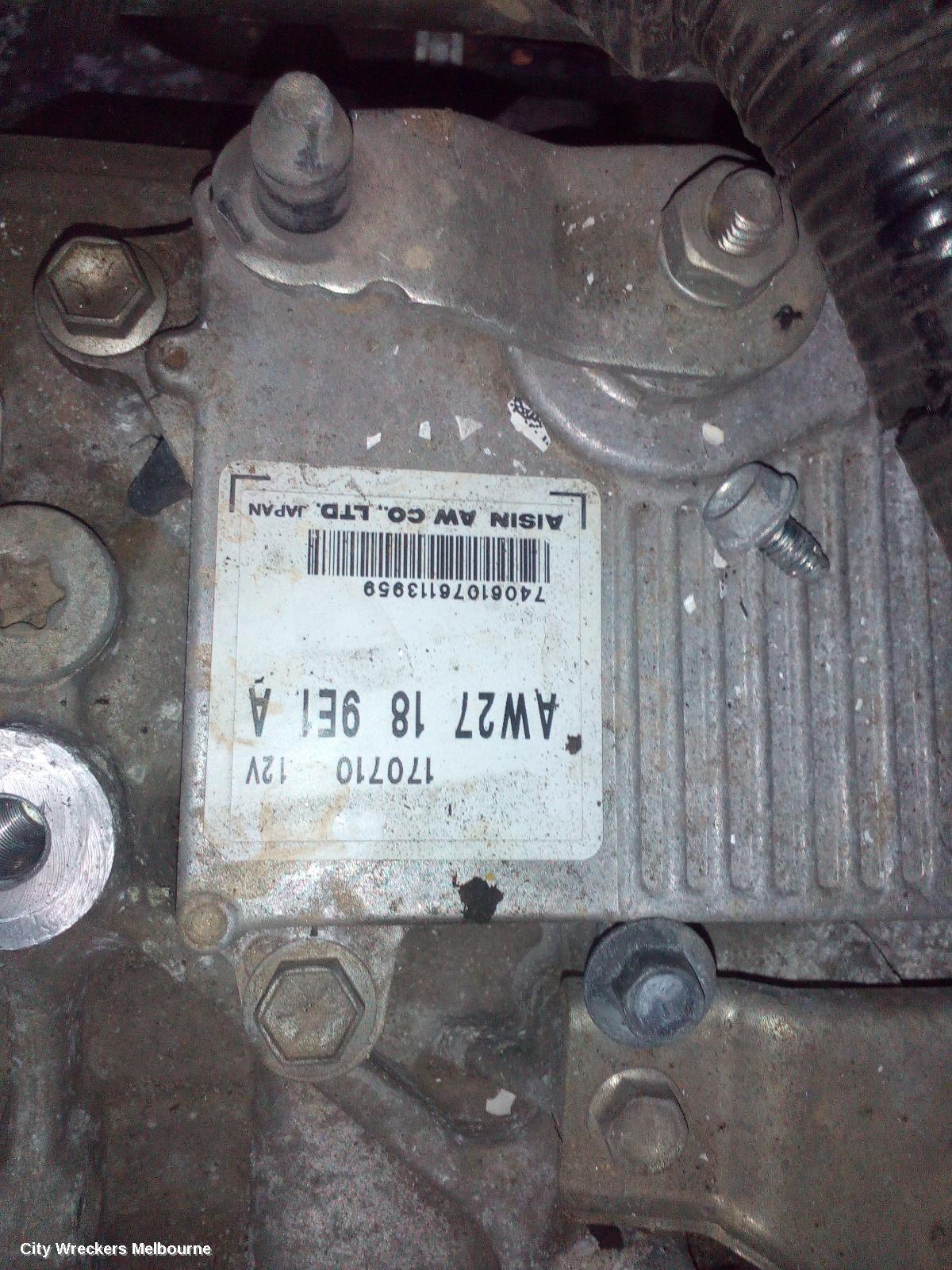 MAZDA CX9 2010 Trans/Gearbox