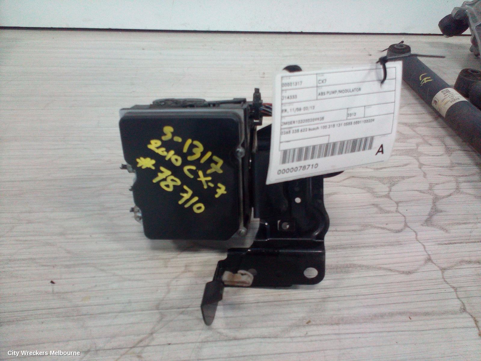 MAZDA CX7 2010 Abs Pump/Modulator