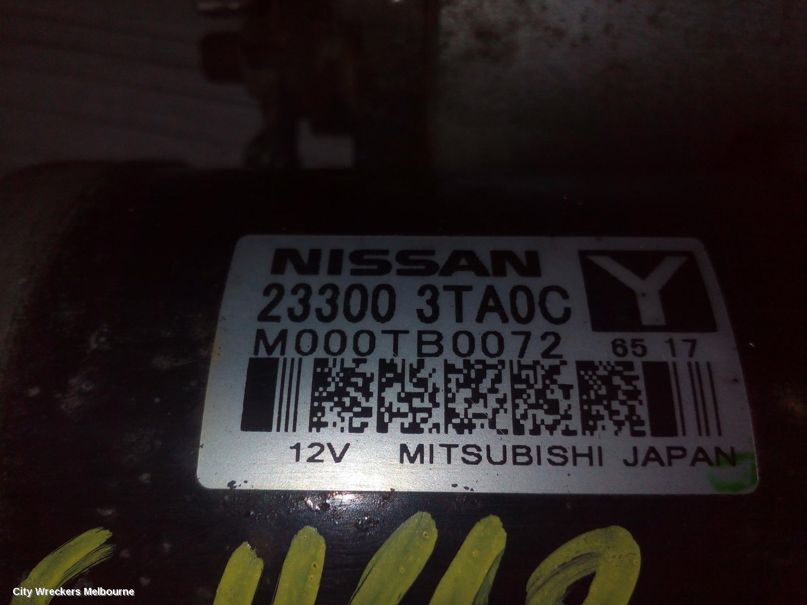 NISSAN XTRAIL 2016 Starter