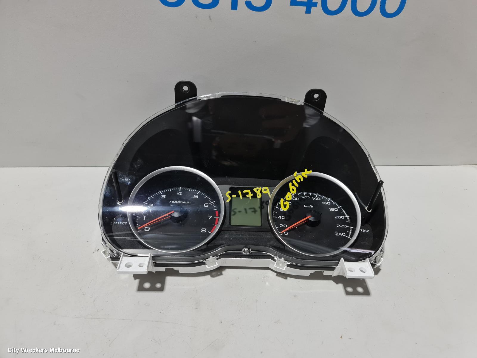 SUBARU XV 2013 Instrument Cluster