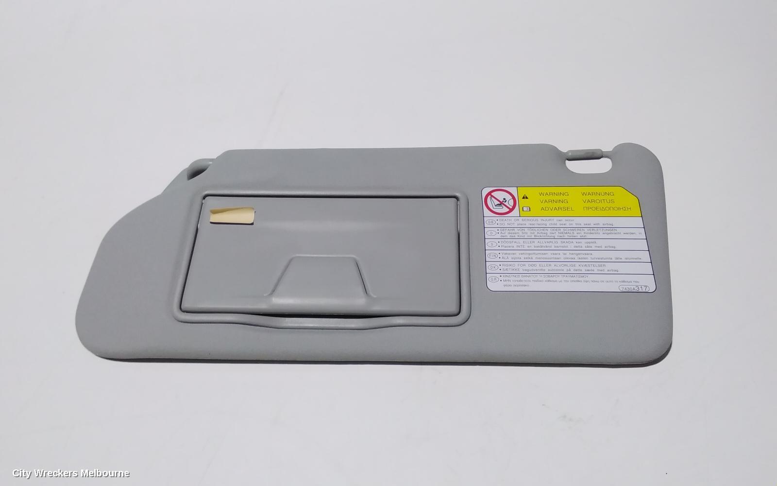 MITSUBISHI ASX 2011 Sunvisor