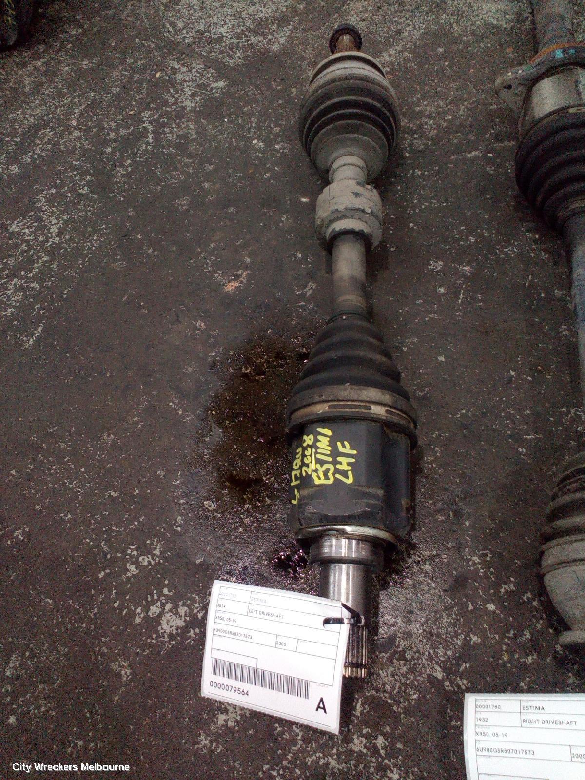 TOYOTA ESTIMA 2008 Left Driveshaft