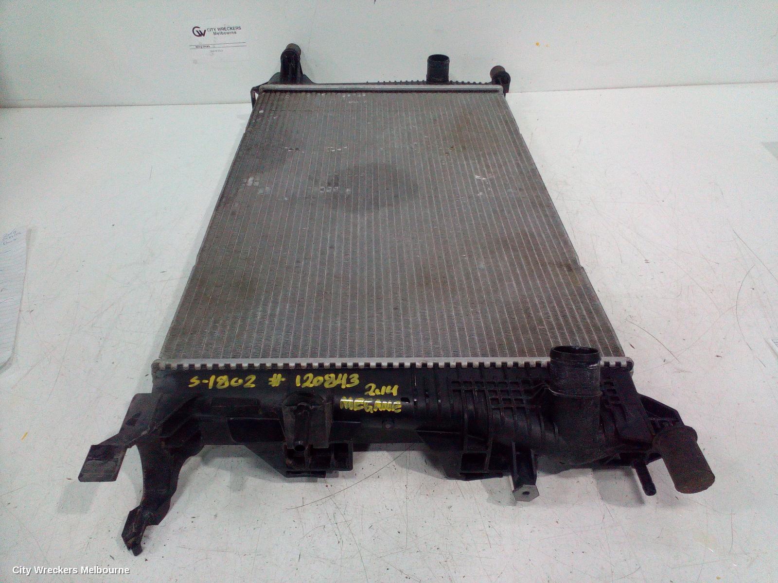 RENAULT MEGANE 2014 Radiator