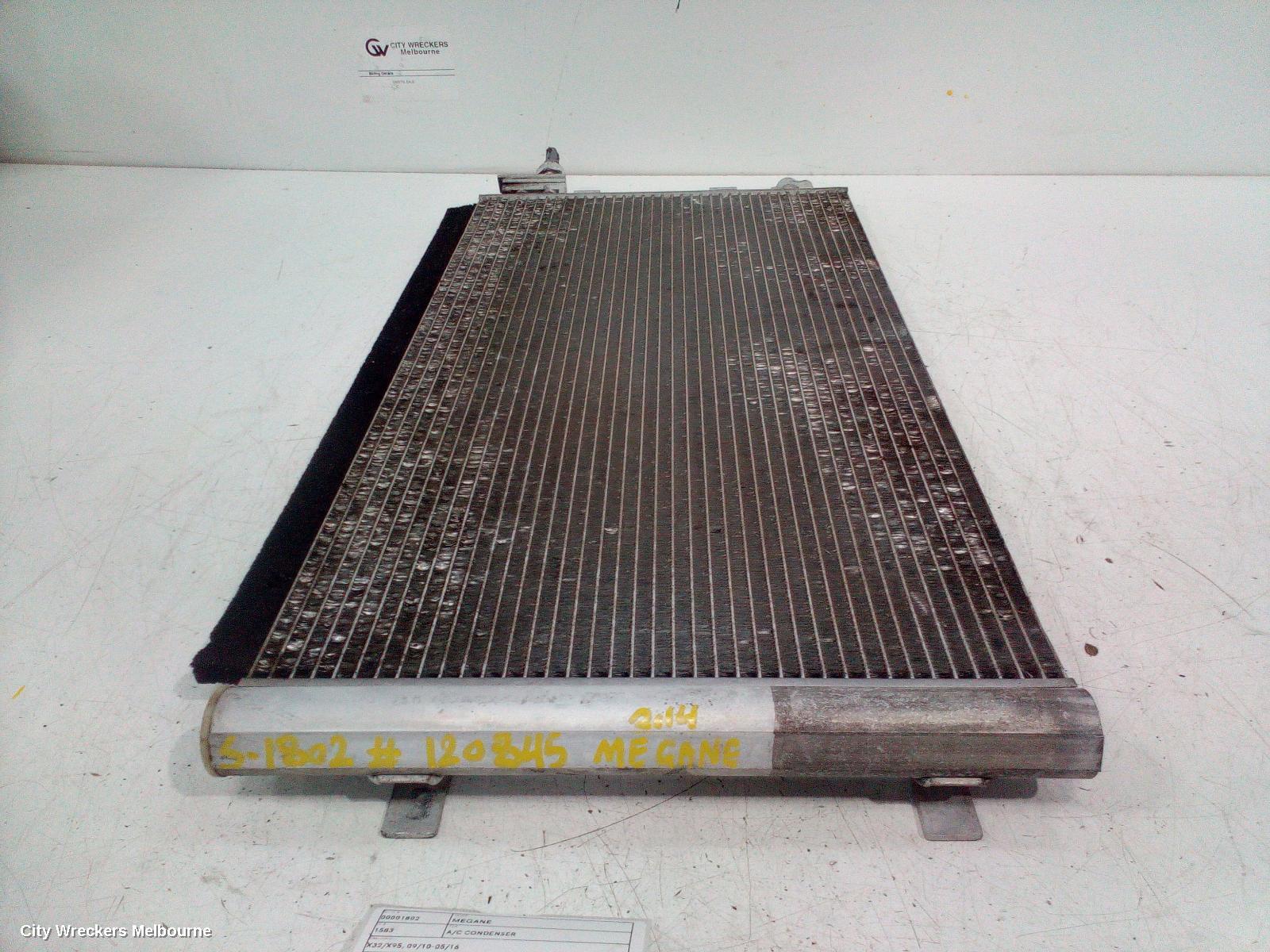 RENAULT MEGANE 2014 A/C Condenser