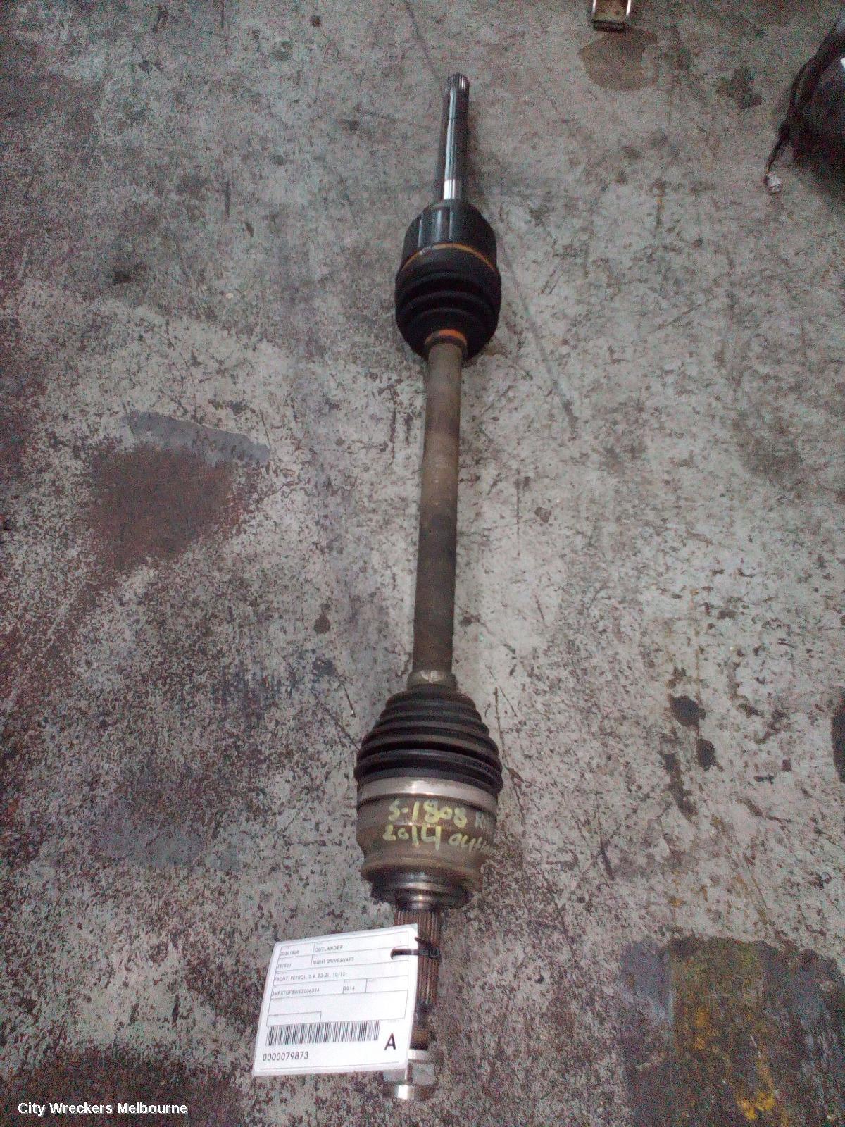 MITSUBISHI OUTLANDER 2014 Right Driveshaft