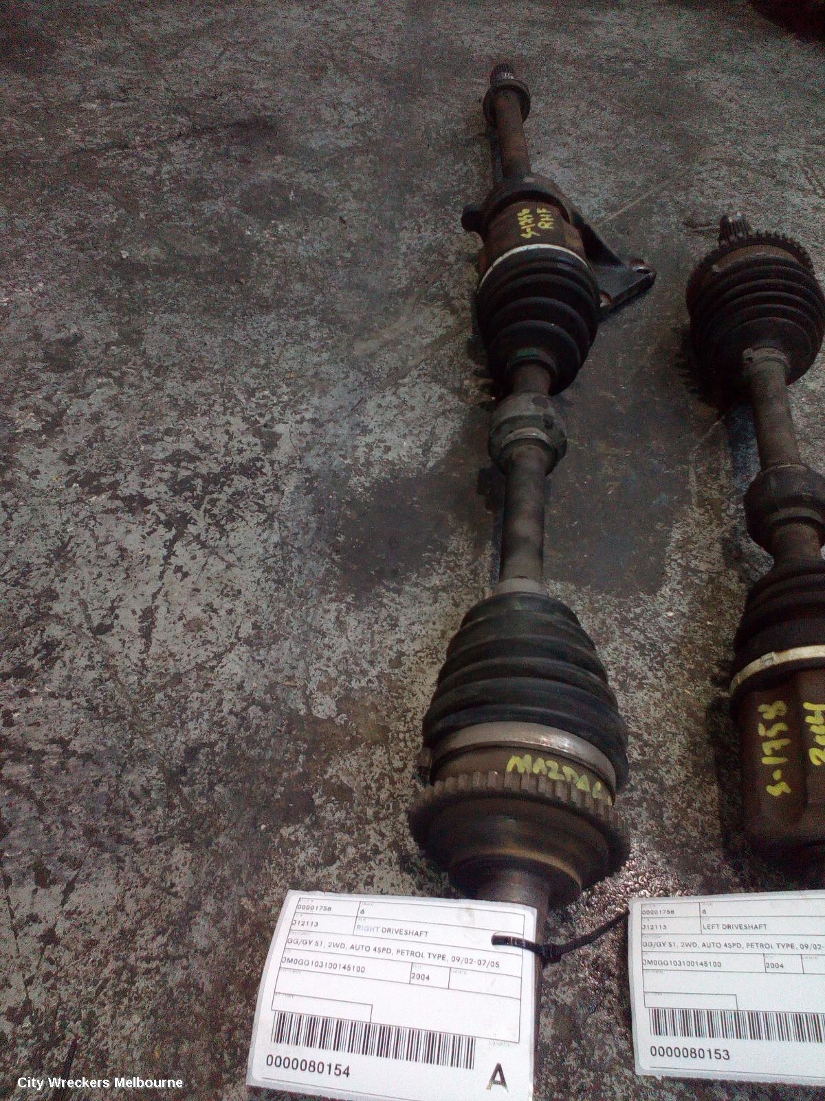 MAZDA 6 2004 Right Driveshaft