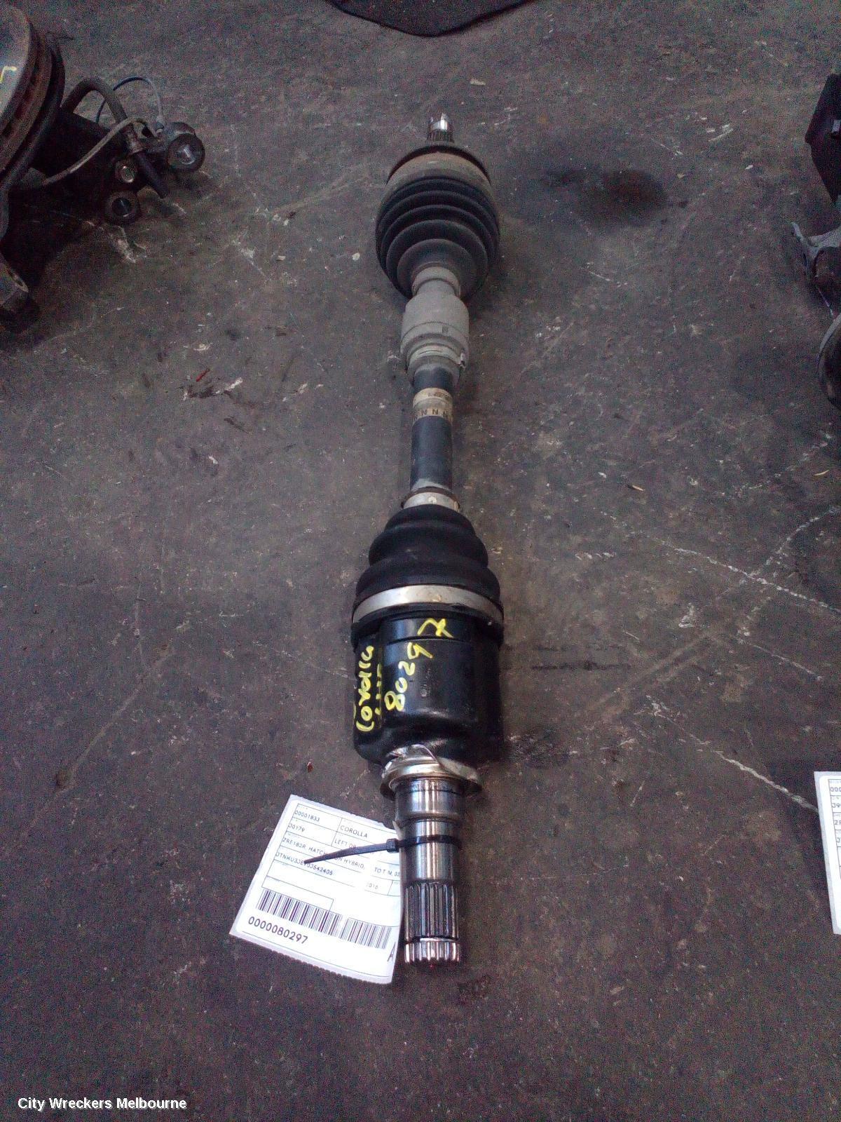 TOYOTA COROLLA 2016 Left Driveshaft