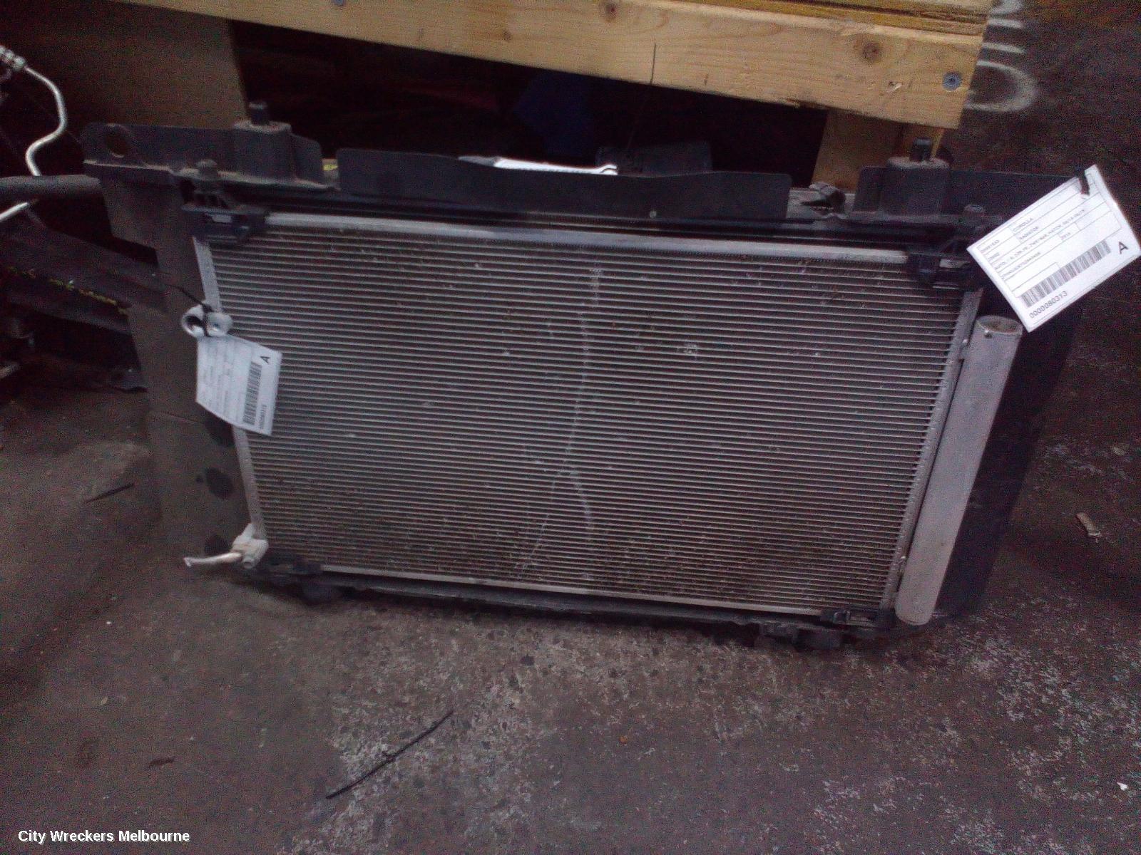 TOYOTA COROLLA 2016 Radiator