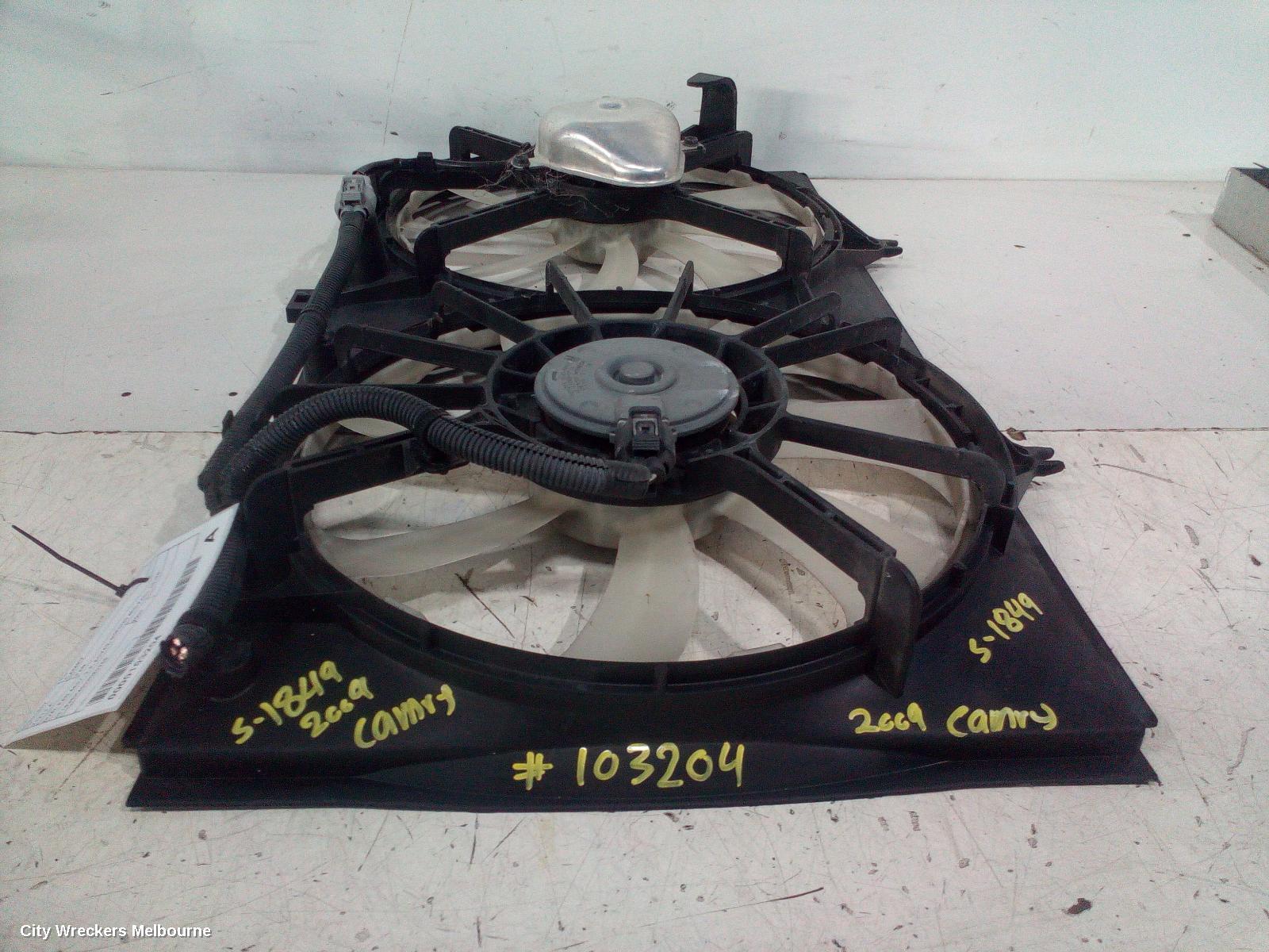 TOYOTA CAMRY 2009 Fan