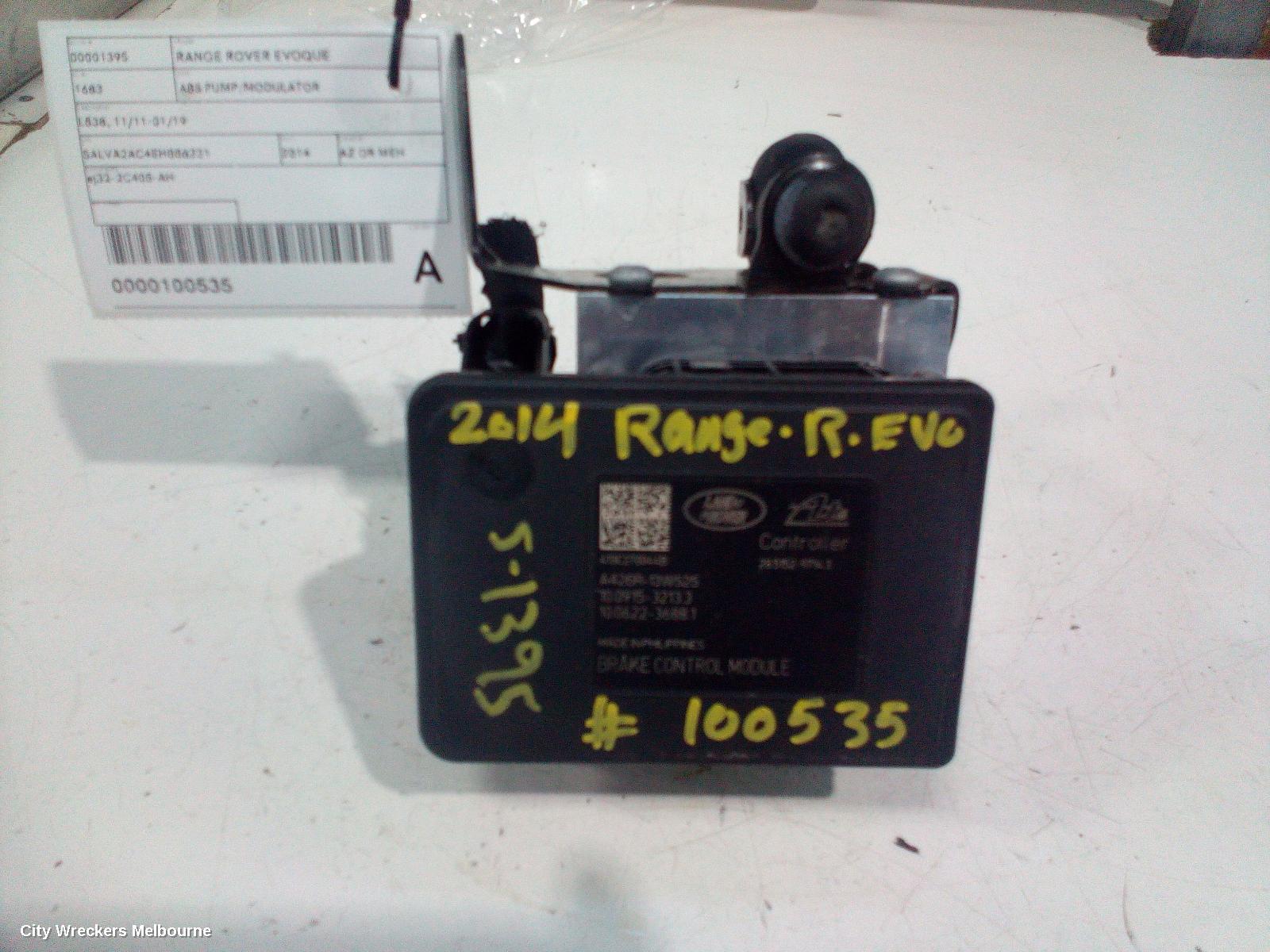 LAND ROVER RANGEROVER EVOQUE 2014 Abs Pump/Modulator