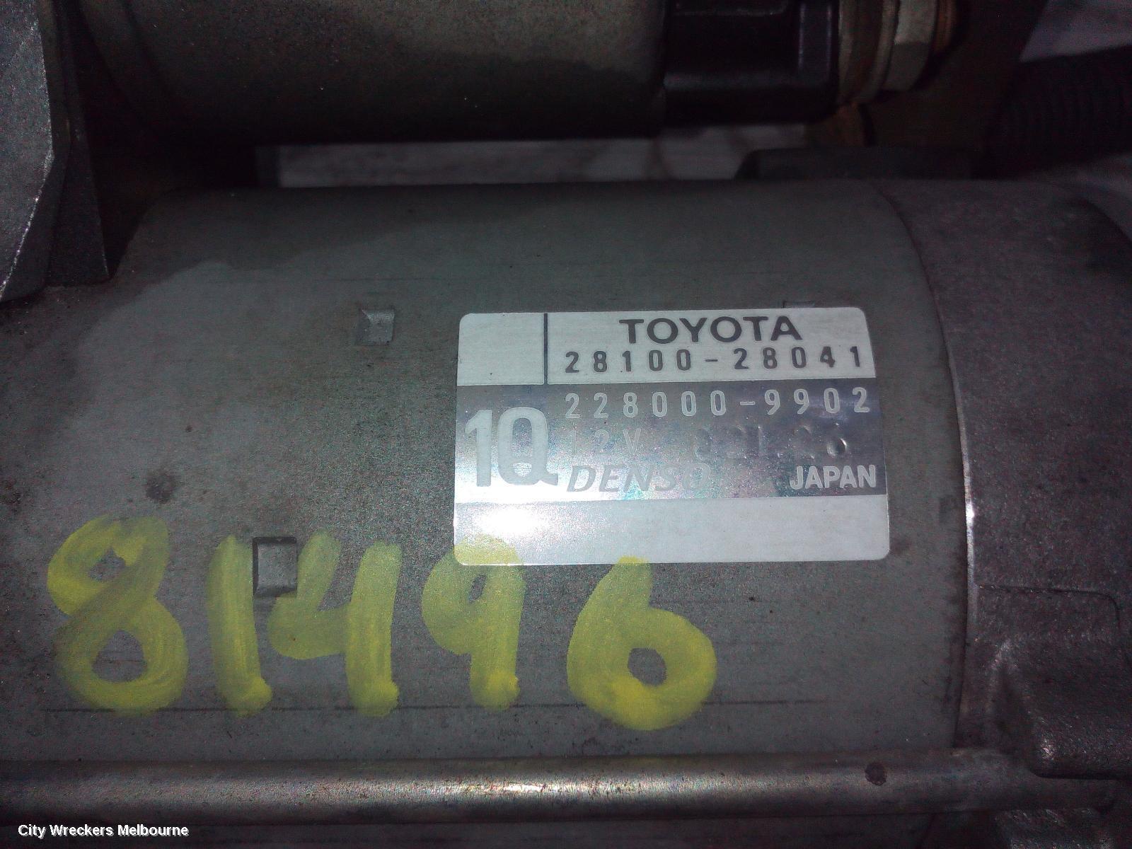 TOYOTA CAMRY 2009 Starter