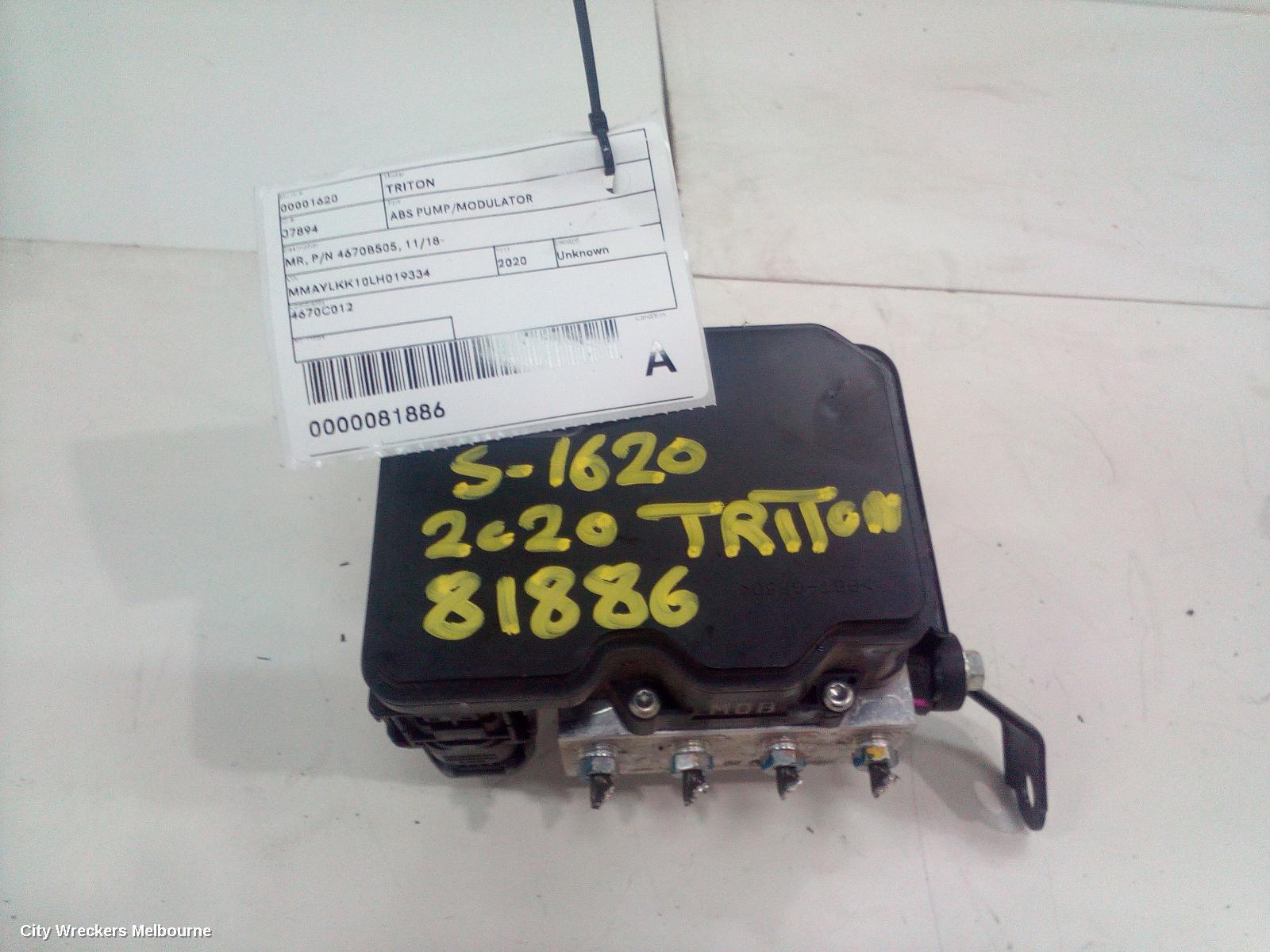 MITSUBISHI TRITON 2020 Abs Pump/Modulator