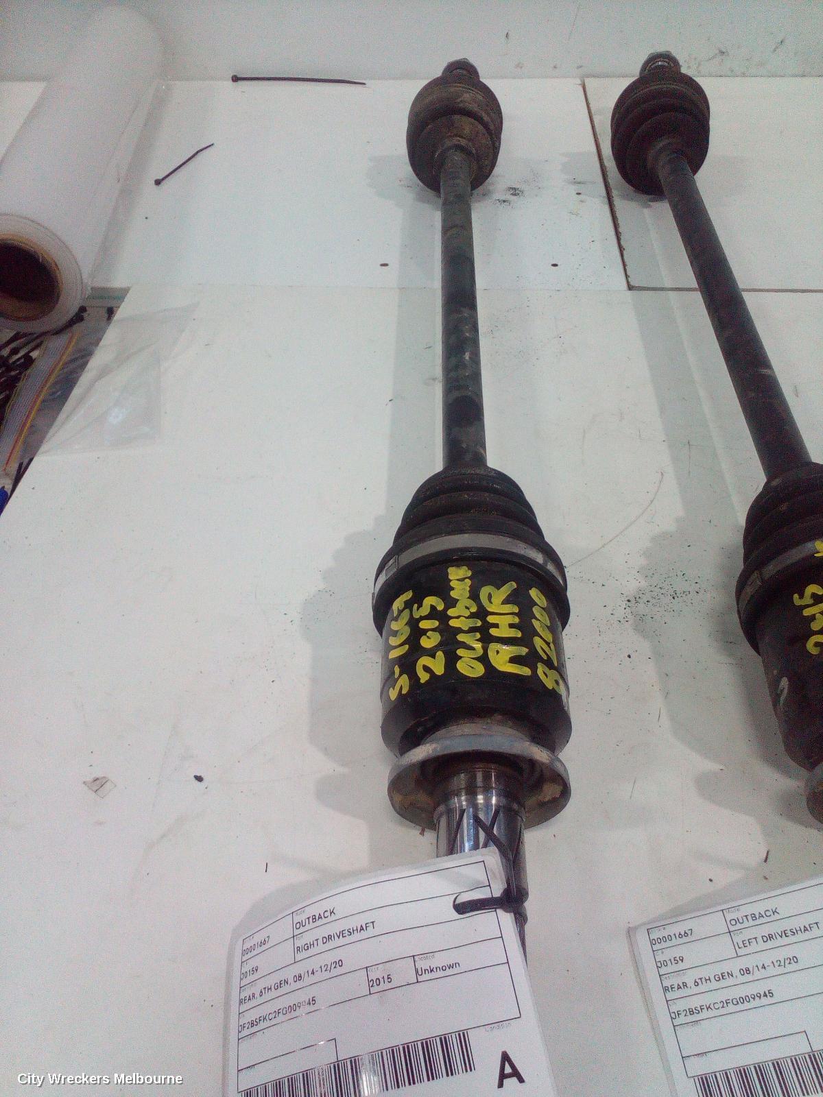 SUBARU OUTBACK 2015 Right Driveshaft