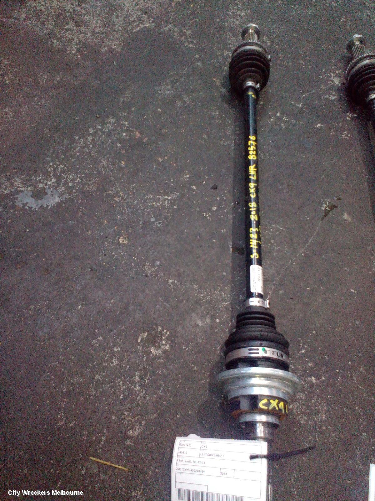 MAZDA CX9 2018 Left Driveshaft