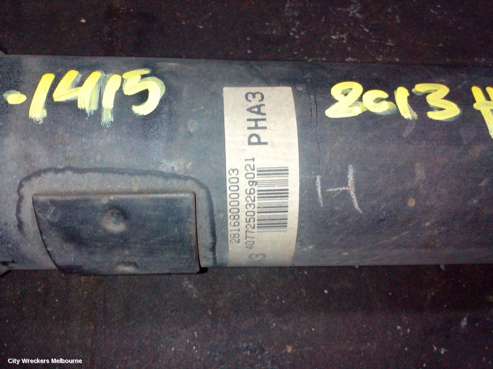 TOYOTA HIACE 2013 Rear Drive Shaft