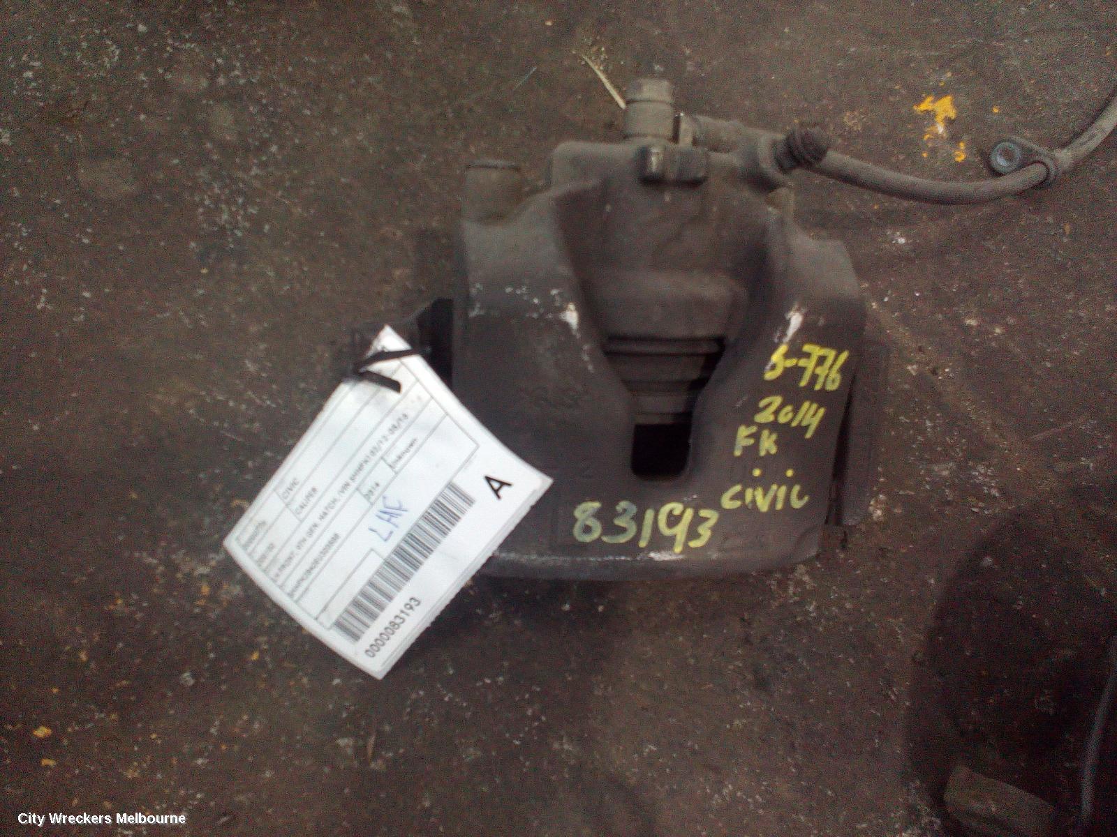 HONDA CIVIC 2014 Caliper