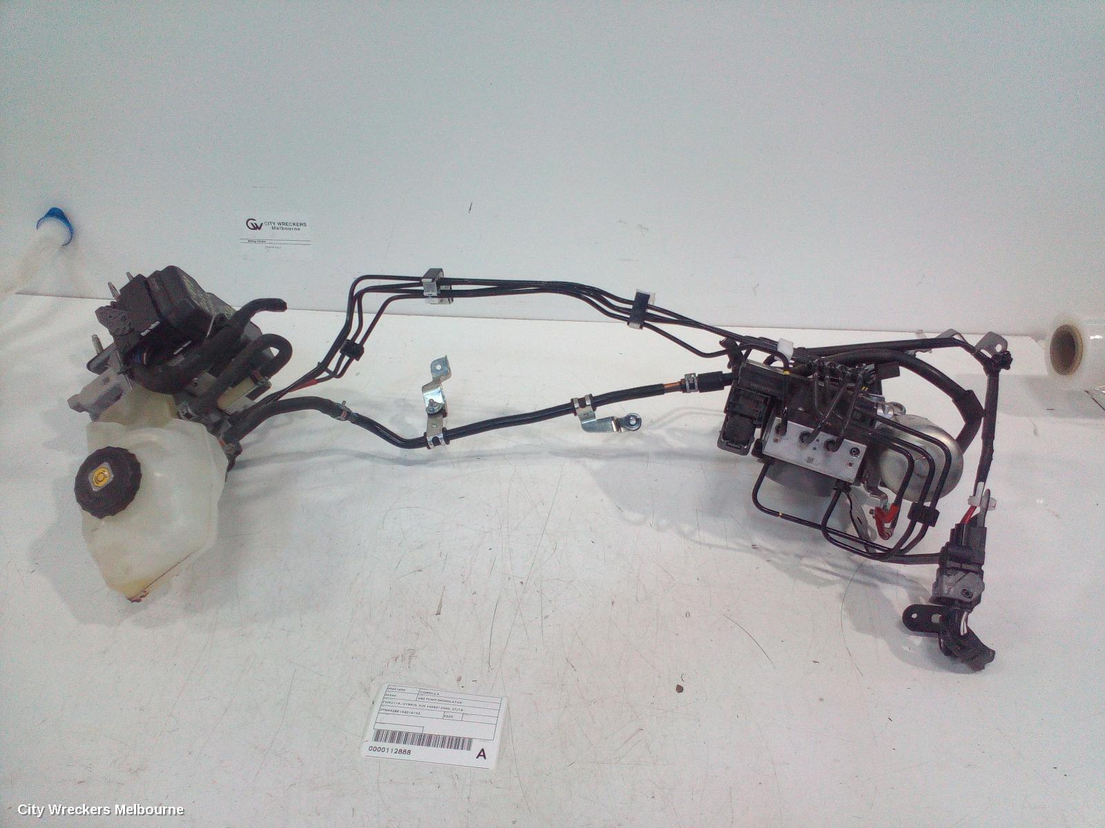 TOYOTA COROLLA 2020 Abs Pump/Modulator