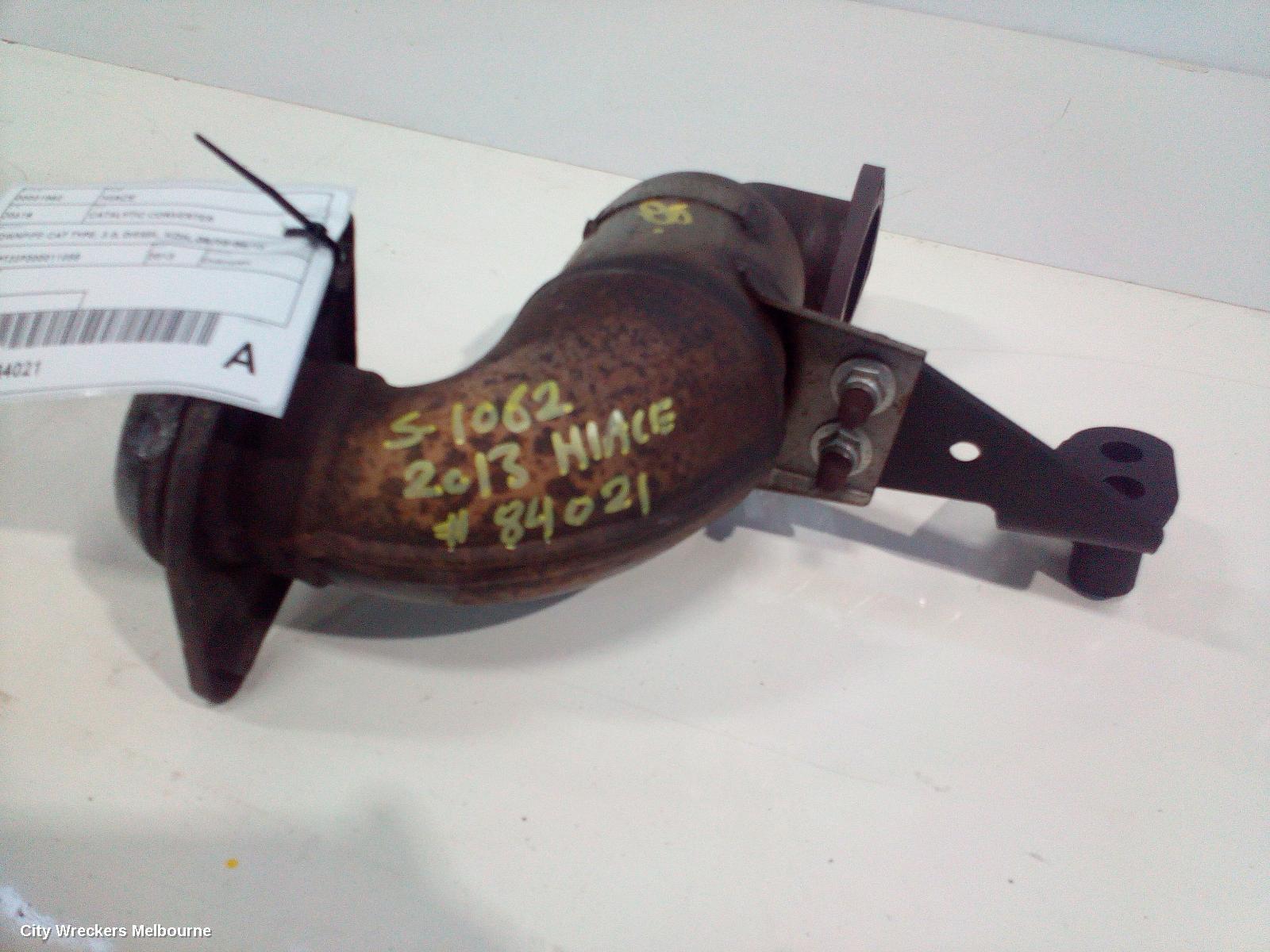 TOYOTA HIACE 2013 Catalytic Converter