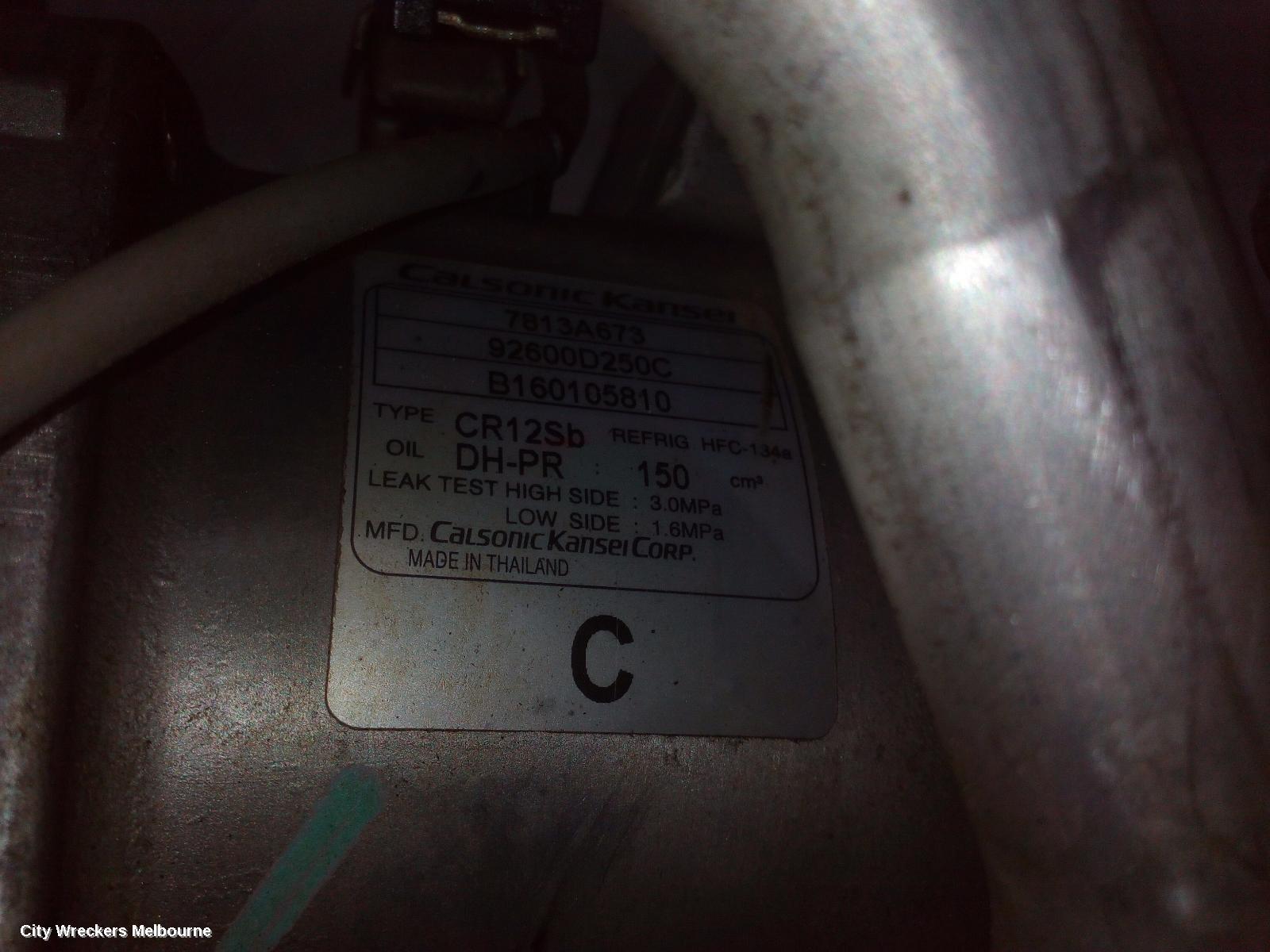 MITSUBISHI TRITON 2016 A/C Compressor