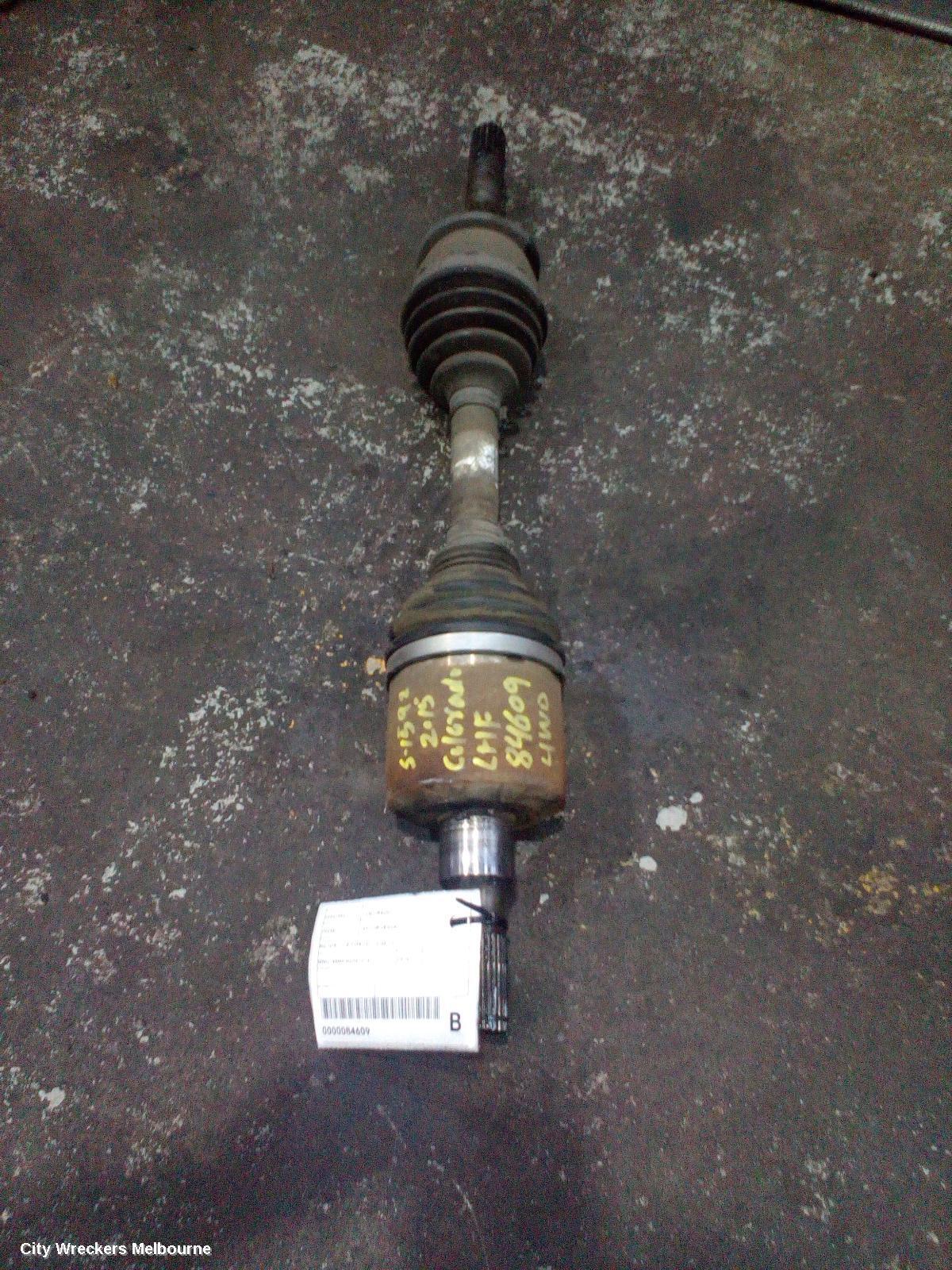 HOLDEN COLORADO 2015 Left Driveshaft