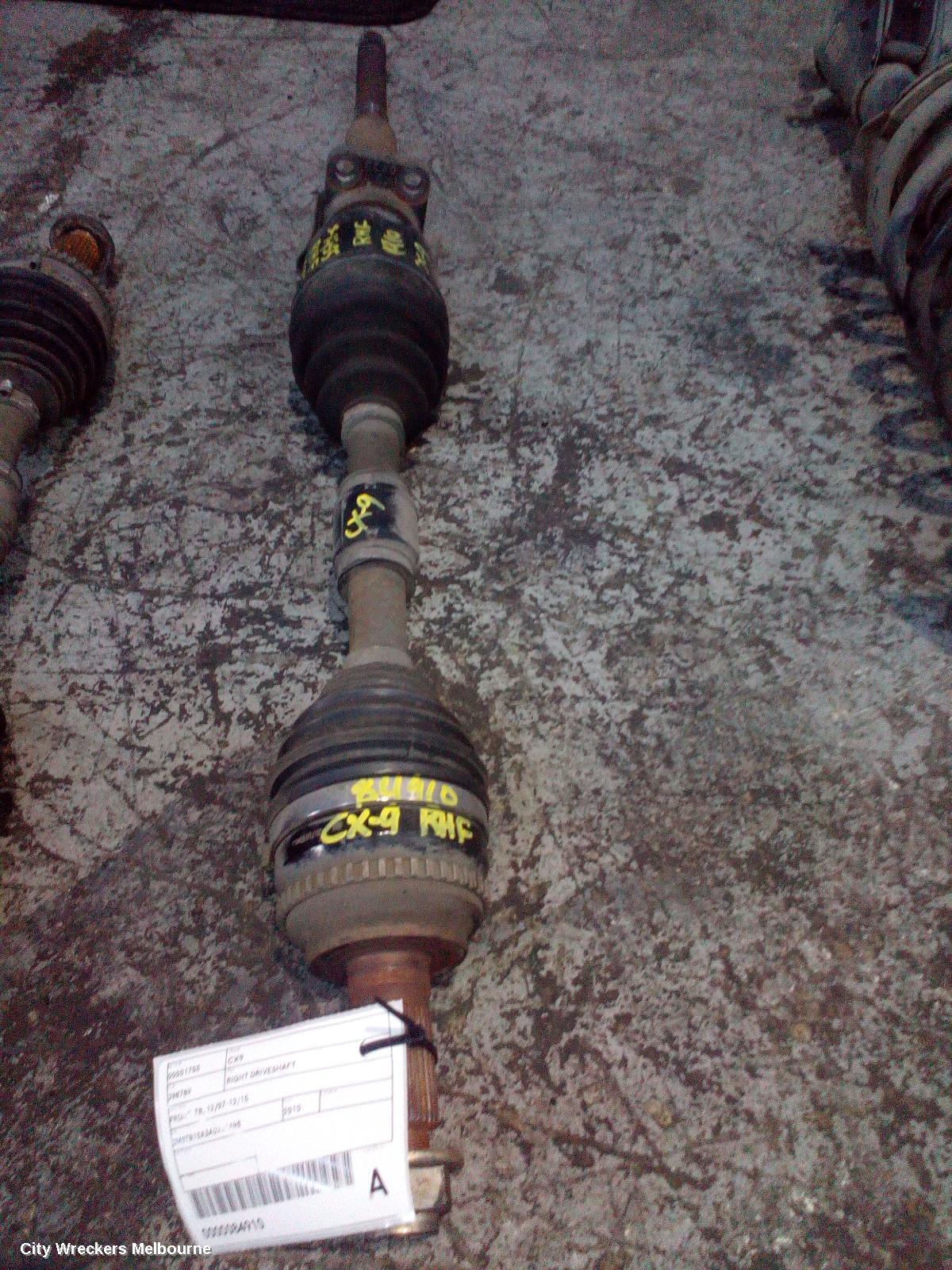 MAZDA CX9 2010 Right Driveshaft