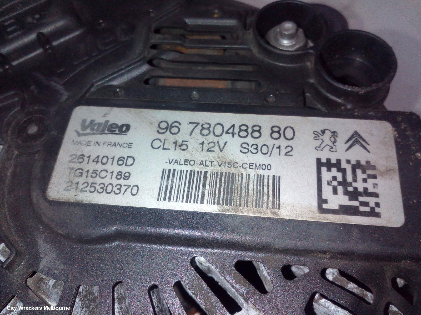 PEUGEOT PARTNER 2012 Alternator