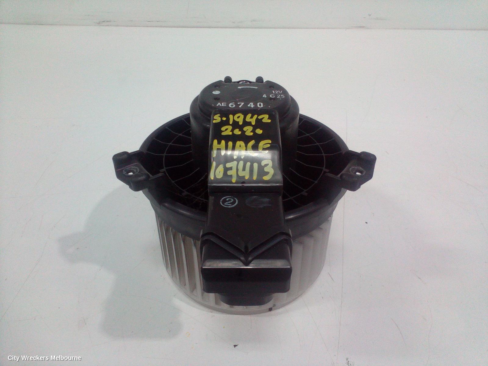 TOYOTA HIACE 2020 Heater Fan Motor