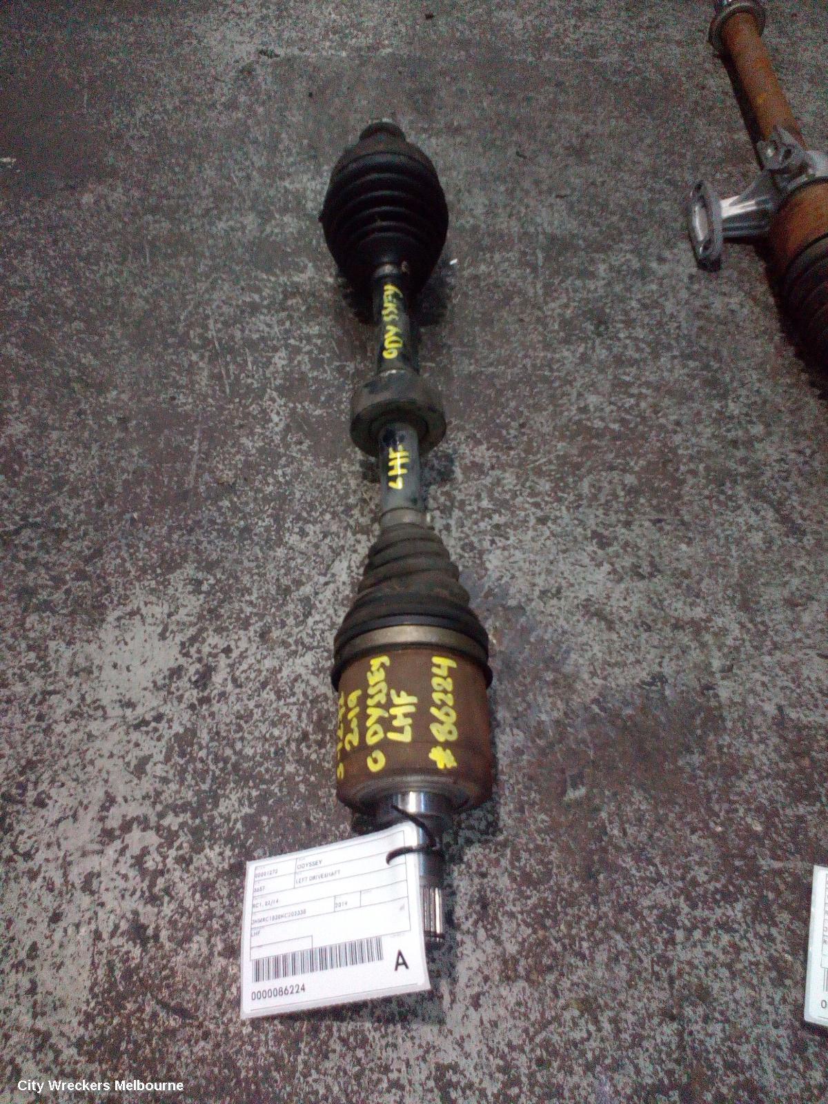 HONDA ODYSSEY 2019 Left Driveshaft